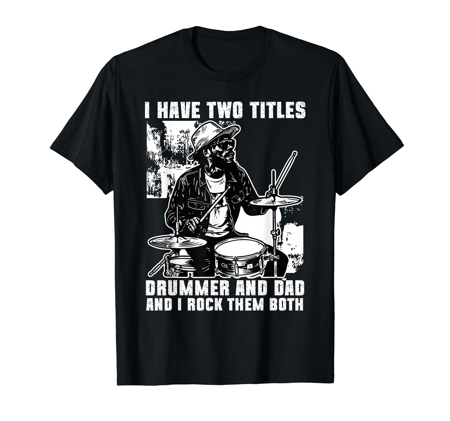 Drummer Dad Musician Fathers Day Daddy T-Shirt - Aesthetic Graphic Unisex - T-Shirt, Sweatshirt, Hoodie