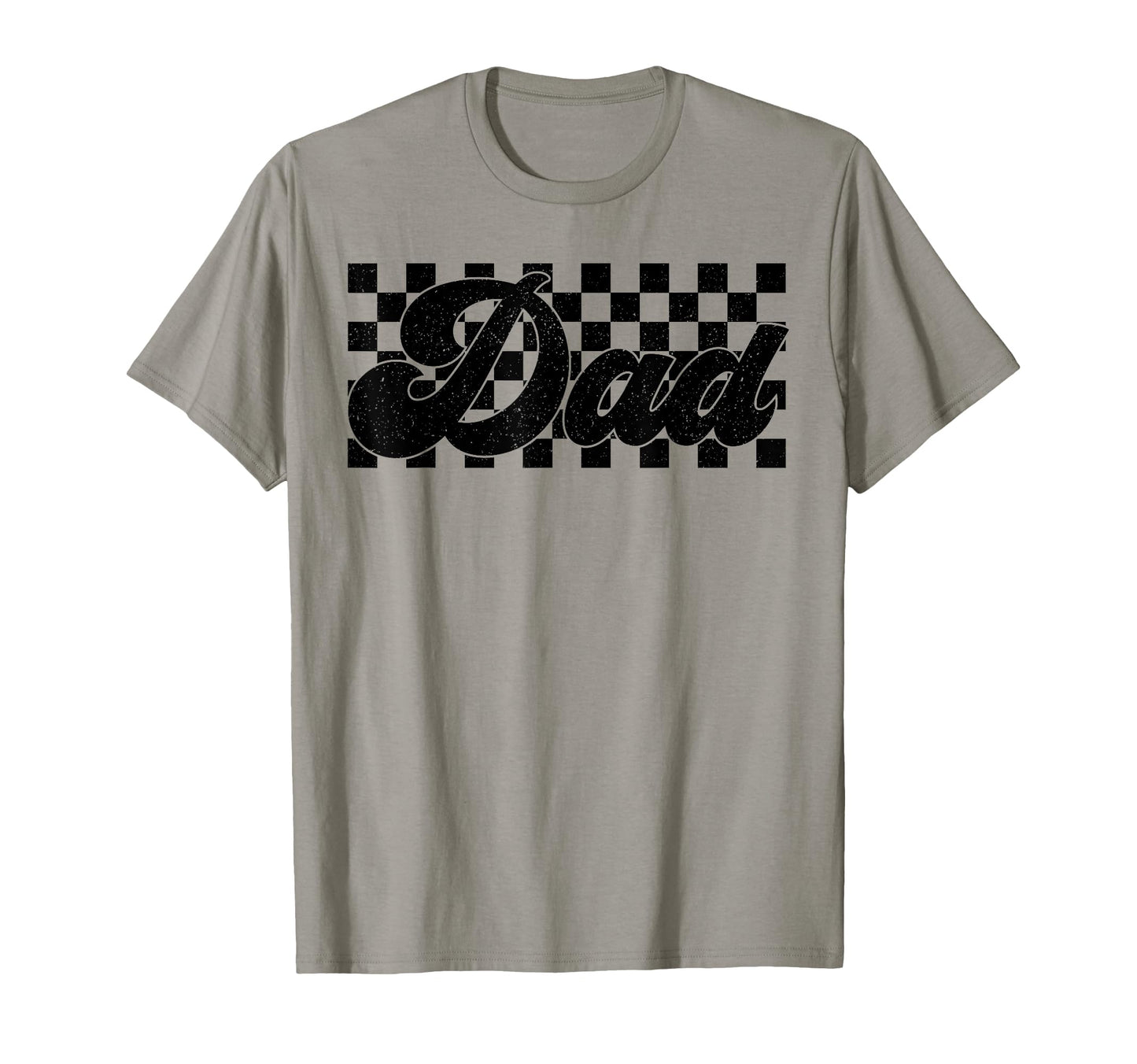 Funny Checkered Dad Fathers Fatherhood T-Shirt - Graphic Print for Adults - T-Shirt, Sweatshirt, Hoodie