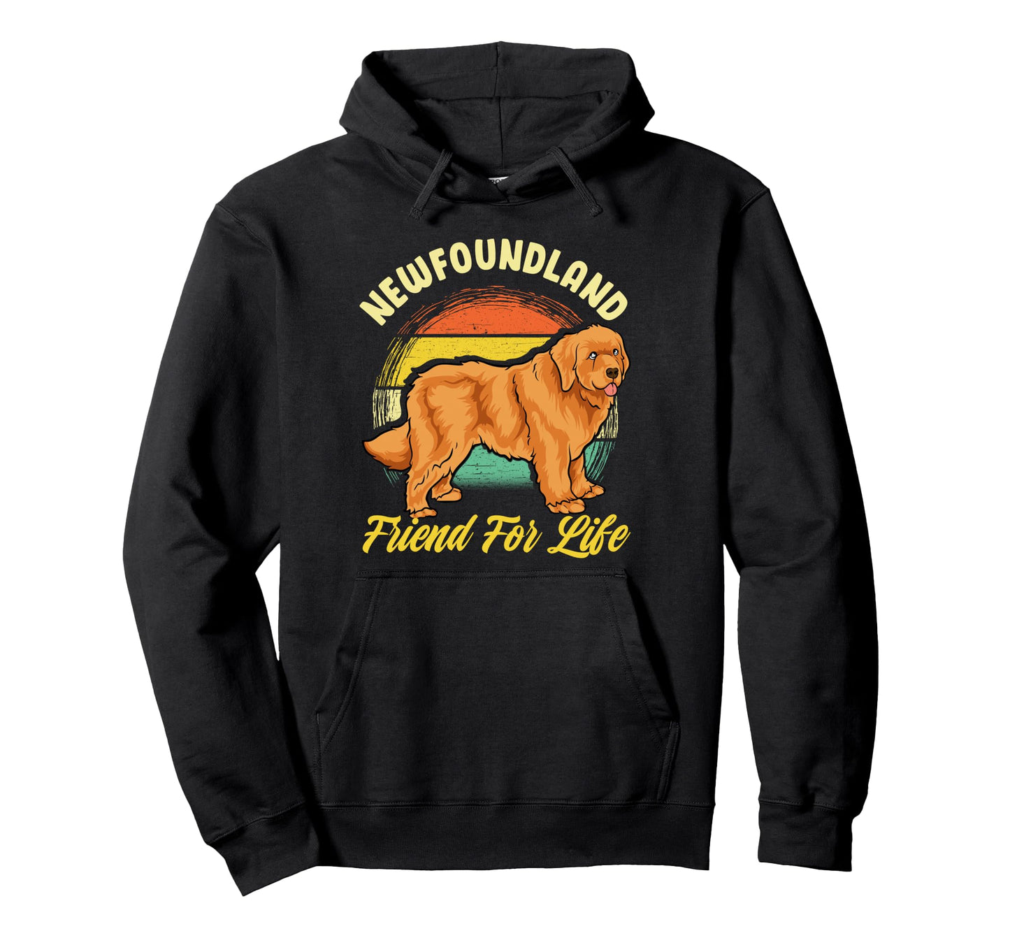 Newfoundland Friend Life Newife Mom Dad Hoodie - Minimalist Print Unisex - T-Shirt, Sweatshirt, Hoodie
