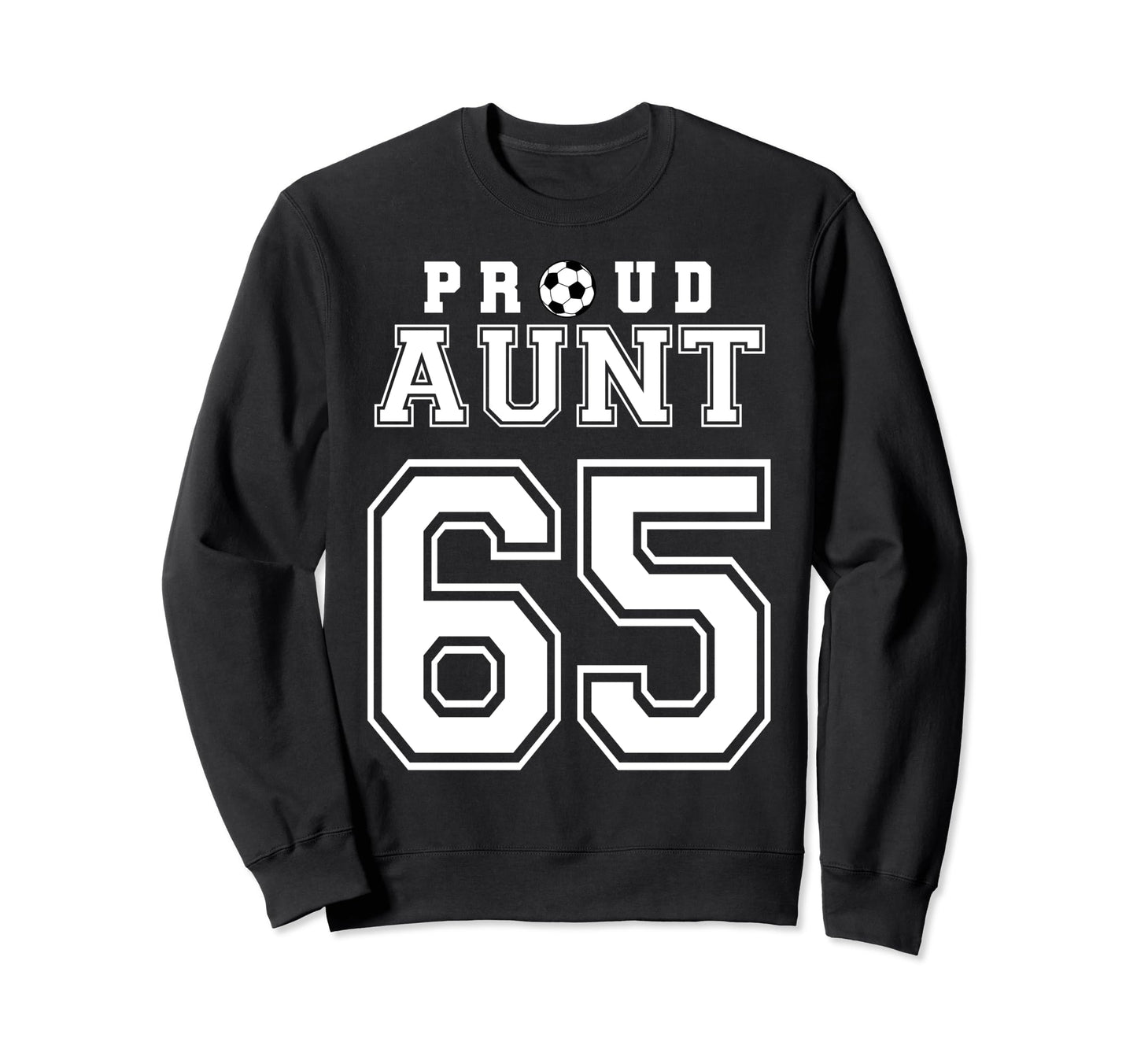 Number 65 Custom Proud Soccer Futbol Sweatshirt - Aesthetic Graphic Unisex - T-Shirt, Sweatshirt, Hoodie