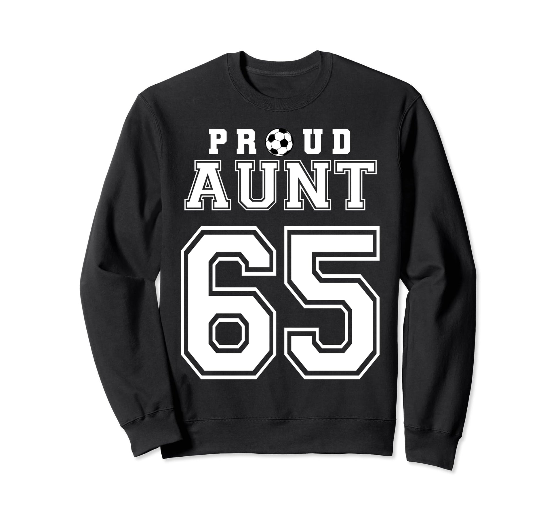 Number 65 Custom Proud Soccer Futbol Sweatshirt - Aesthetic Graphic Unisex - T-Shirt, Sweatshirt, Hoodie