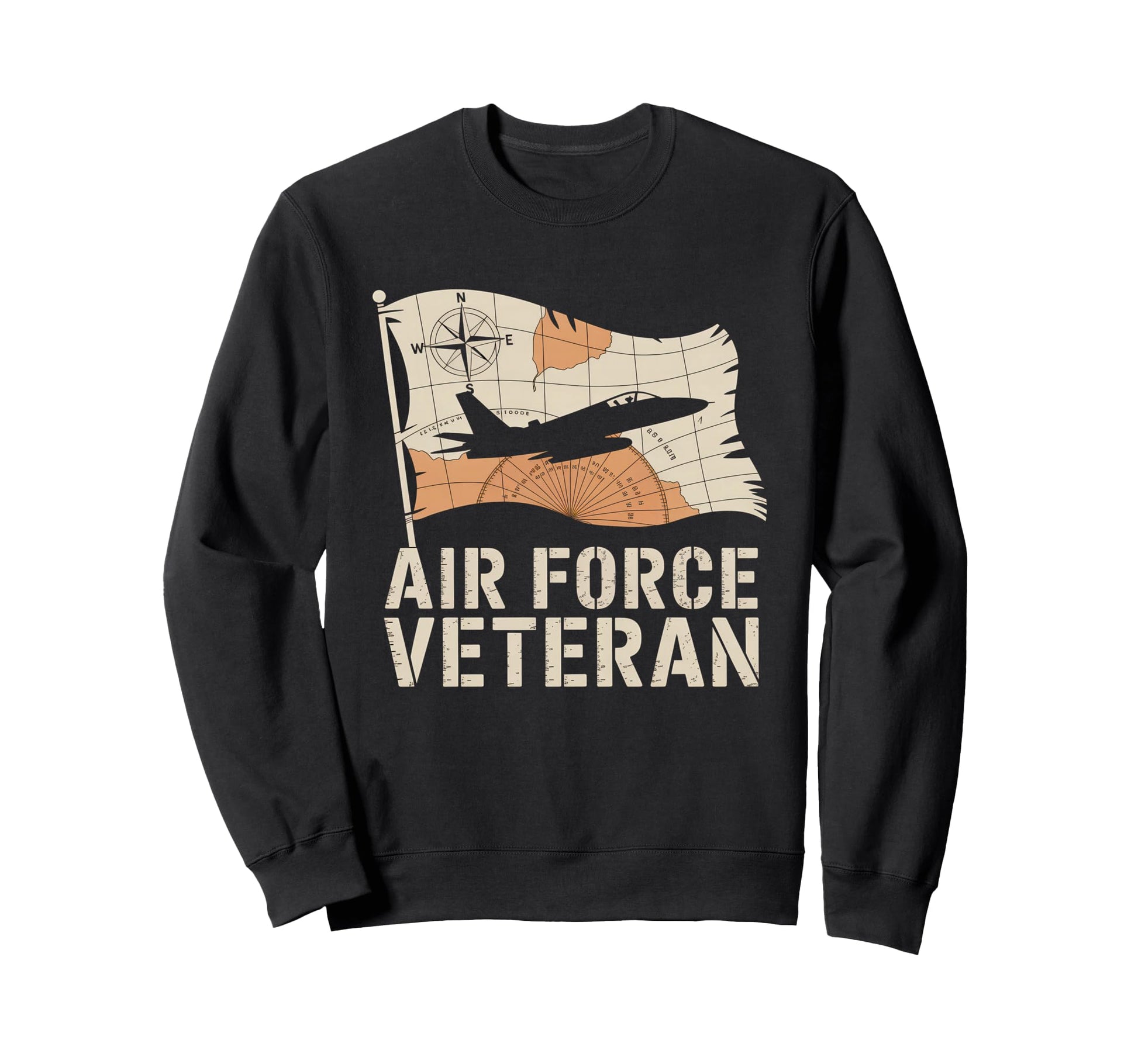 Air Force Veteran Us American Sweatshirt - Casual Everyday Wear for Adults - T-Shirt, Sweatshirt, Hoodie