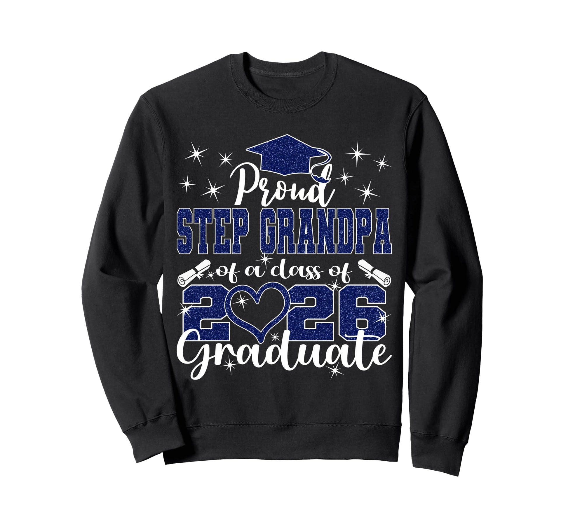 Super Proud Step Grandpa 2026 Sweatshirt - Unique Graphic for Adults - T-Shirt, Sweatshirt, Hoodie