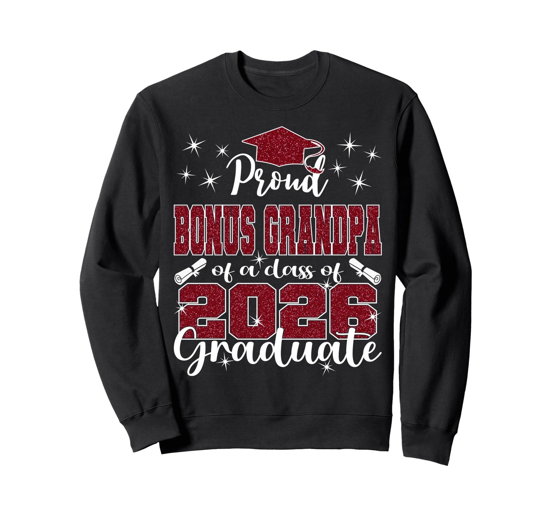 Super Proud Bonus Grandpa 2026 Sweatshirt - Trendy Graphic Men Women - T-Shirt, Sweatshirt, Hoodie