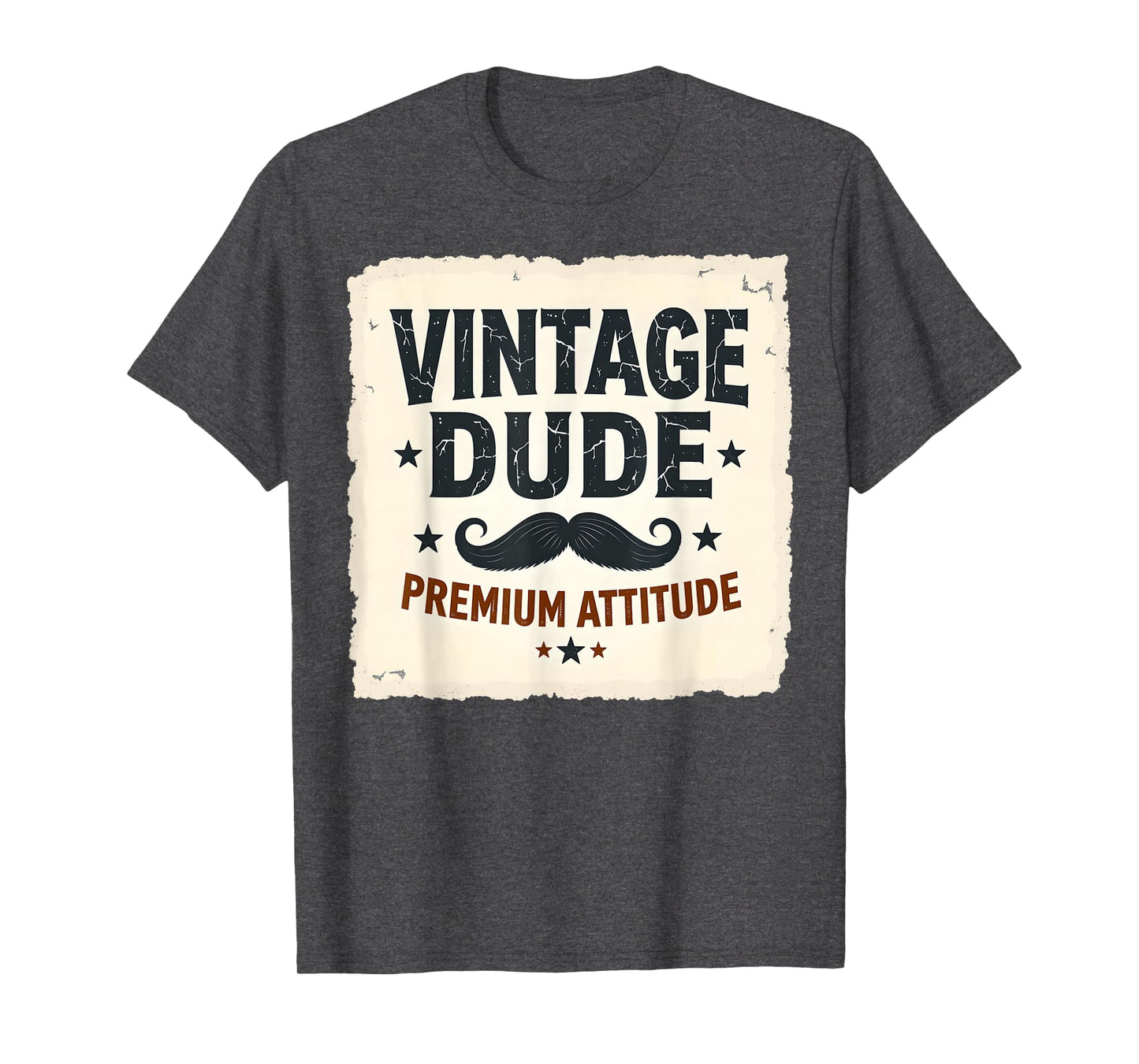 Dude Attitude Funny Grandpa T-Shirt - Minimalist Print Unisex - T-Shirt, Sweatshirt, Hoodie
