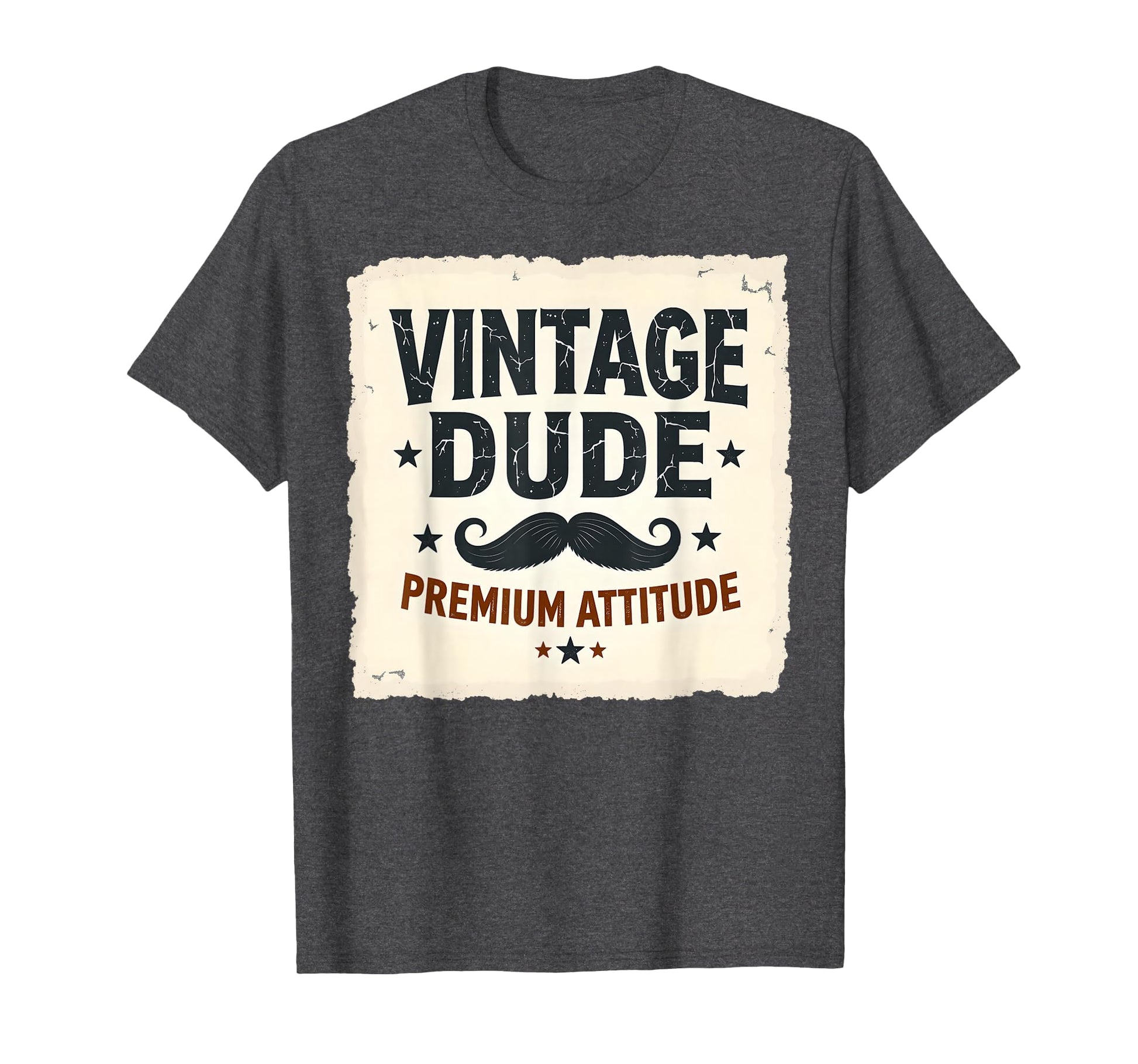 Dude Attitude Funny Grandpa T-Shirt - Minimalist Print Unisex - T-Shirt, Sweatshirt, Hoodie
