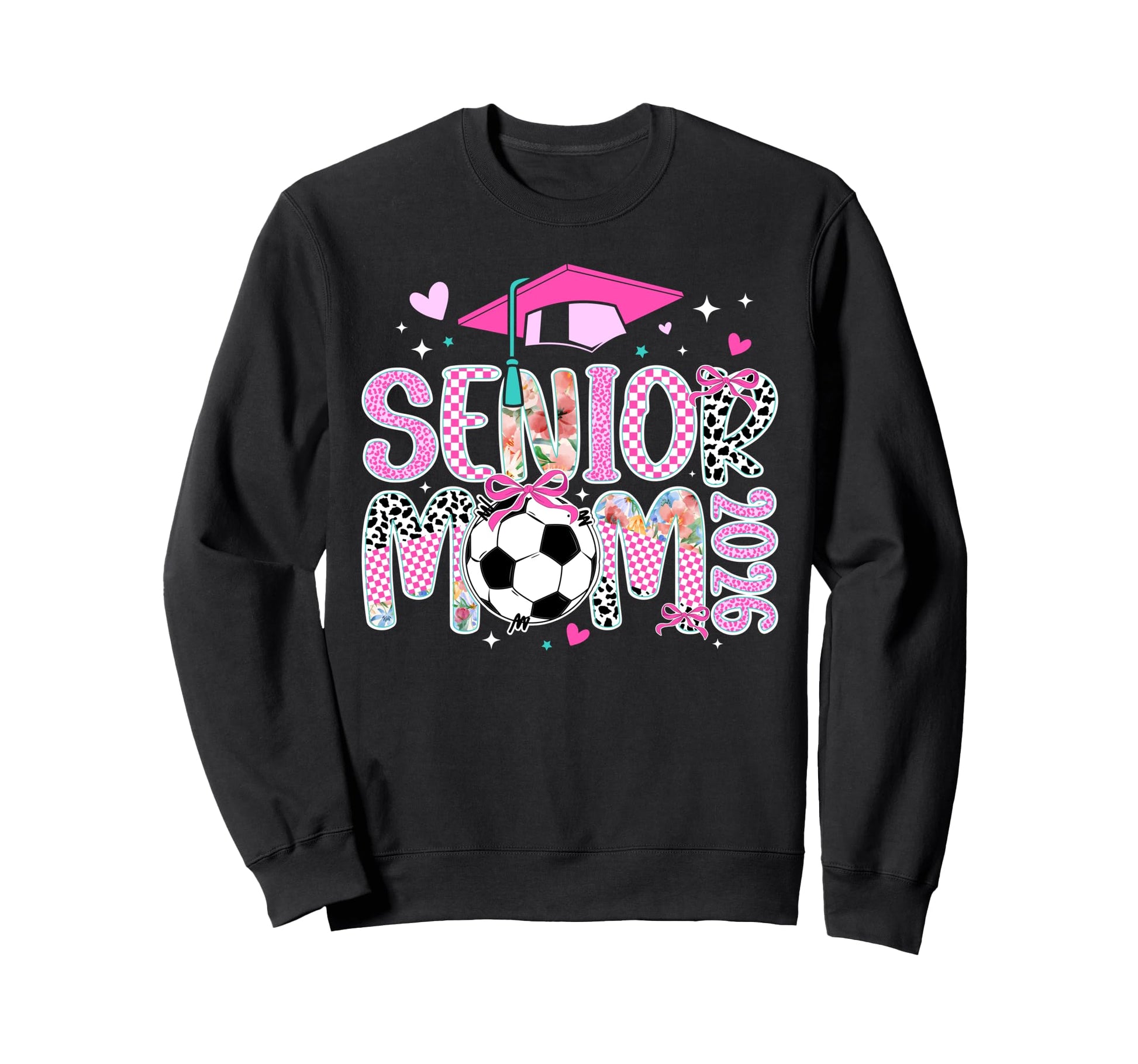 Soccer Senior Mom 2026 Soccer Player Sweatshirt - Trendy Graphic Men Women - T-Shirt, Sweatshirt, Hoodie