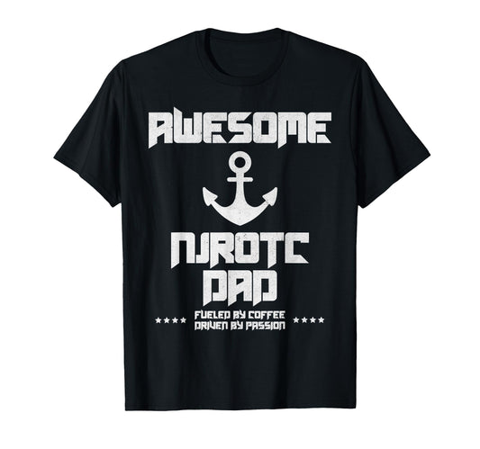 Awesome Njrotc Dad Military Jrotc Cadet T-Shirt - Aesthetic Graphic Unisex - T-Shirt, Sweatshirt, Hoodie