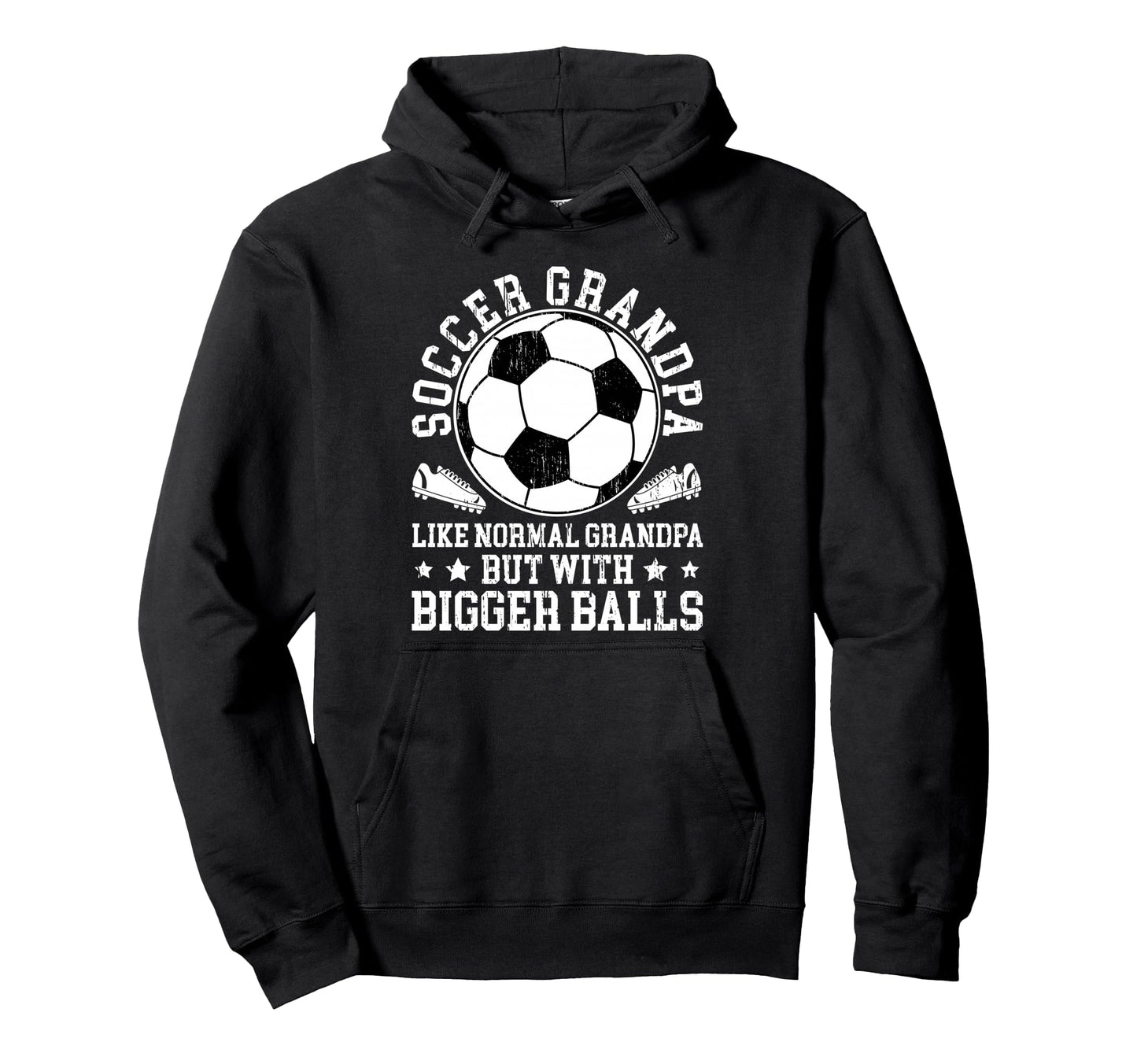 Soccer Grandpa Funny Grandpa Soccer Hoodie - Fun Novelty Design Men Women - T-Shirt, Sweatshirt, Hoodie