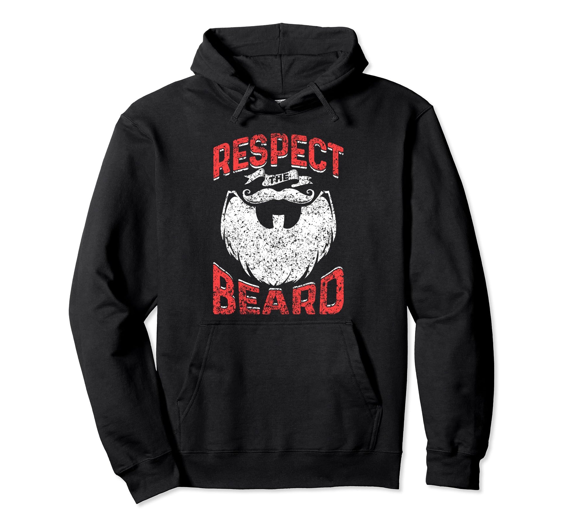Respect Beard Bearded Beards Dad Hoodie - Streetwear Style for Adults - T-Shirt, Sweatshirt, Hoodie