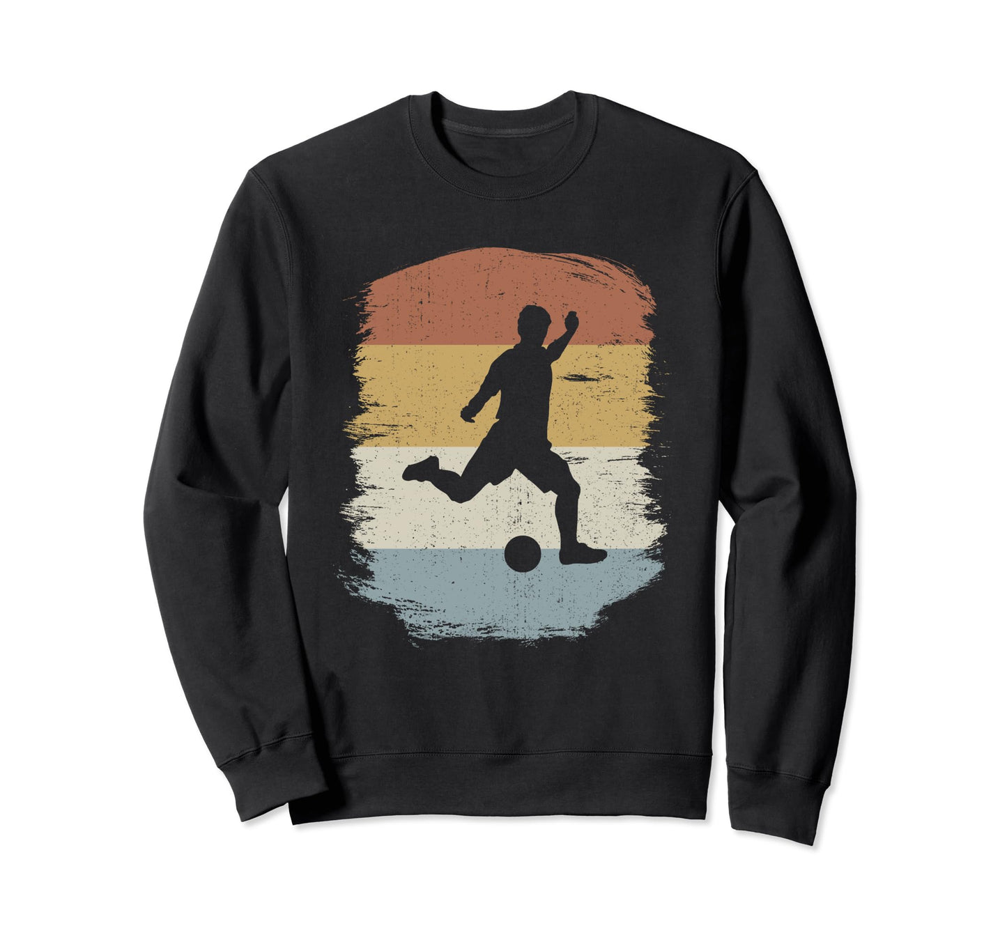 Silhouette Soccer Soccer Sweatshirt - Unique Graphic Unisex - T-Shirt, Sweatshirt, Hoodie