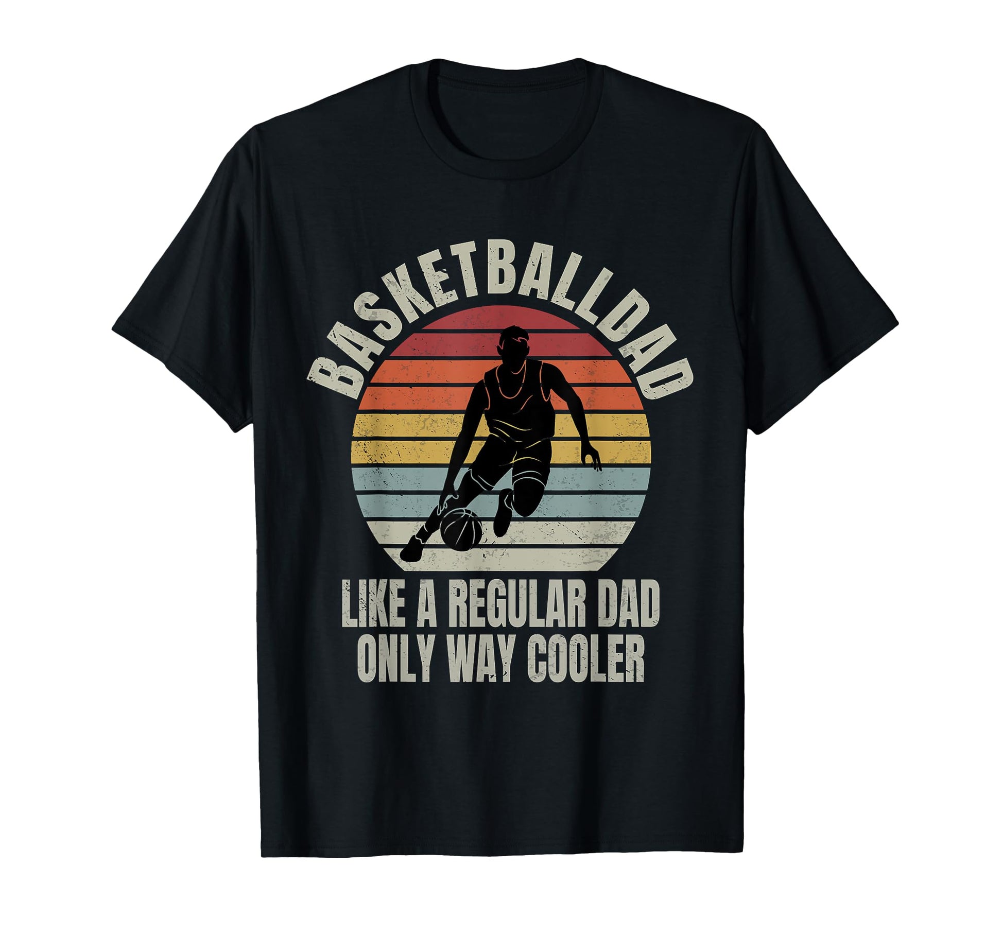Basketball Dad Like Regular Dad But T-Shirt - Minimalist Print for Adults - T-Shirt, Sweatshirt, Hoodie