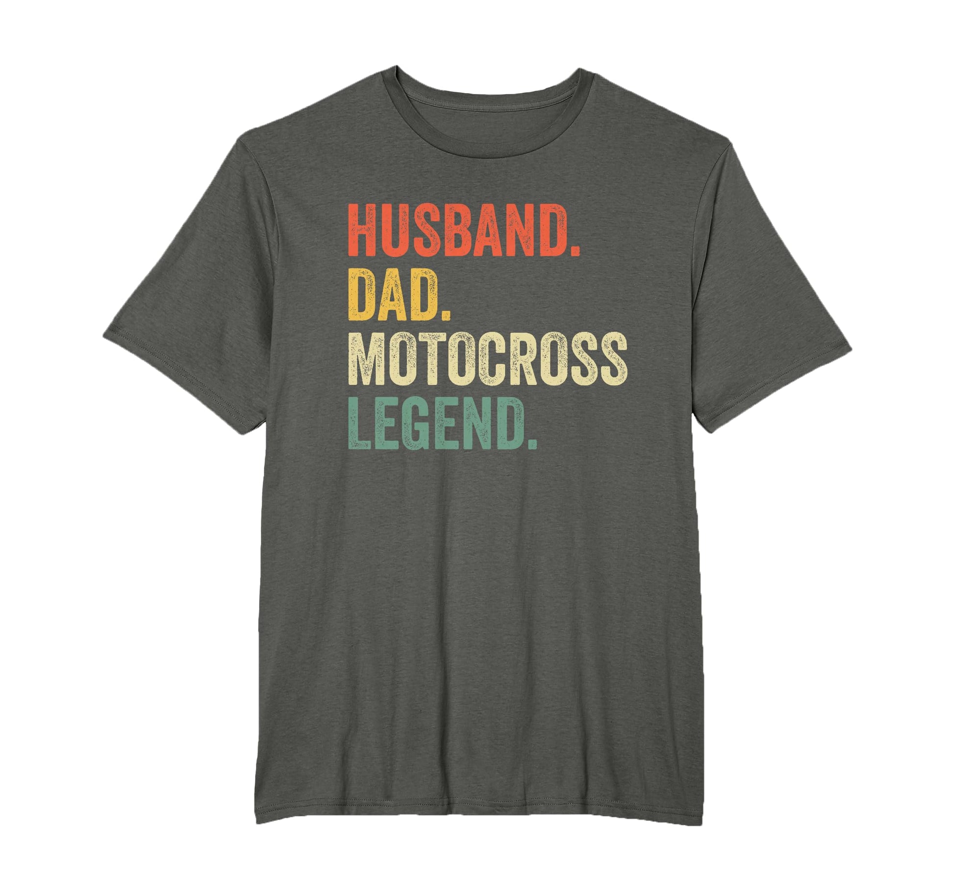 Funny Husband Dad Motocross Legend Dirt T-Shirt - Graphic Print Men Women - T-Shirt, Sweatshirt, Hoodie