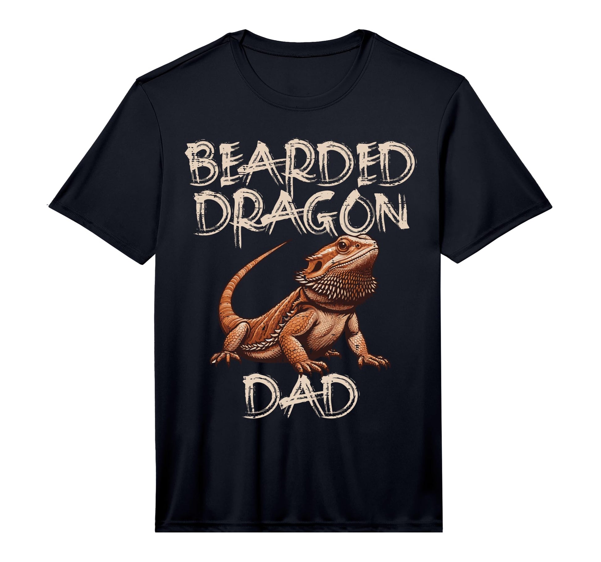 Mens Bearded Dragon Dad Funny Fathers Day T-Shirt - Trendy Graphic Unisex - T-Shirt, Sweatshirt, Hoodie