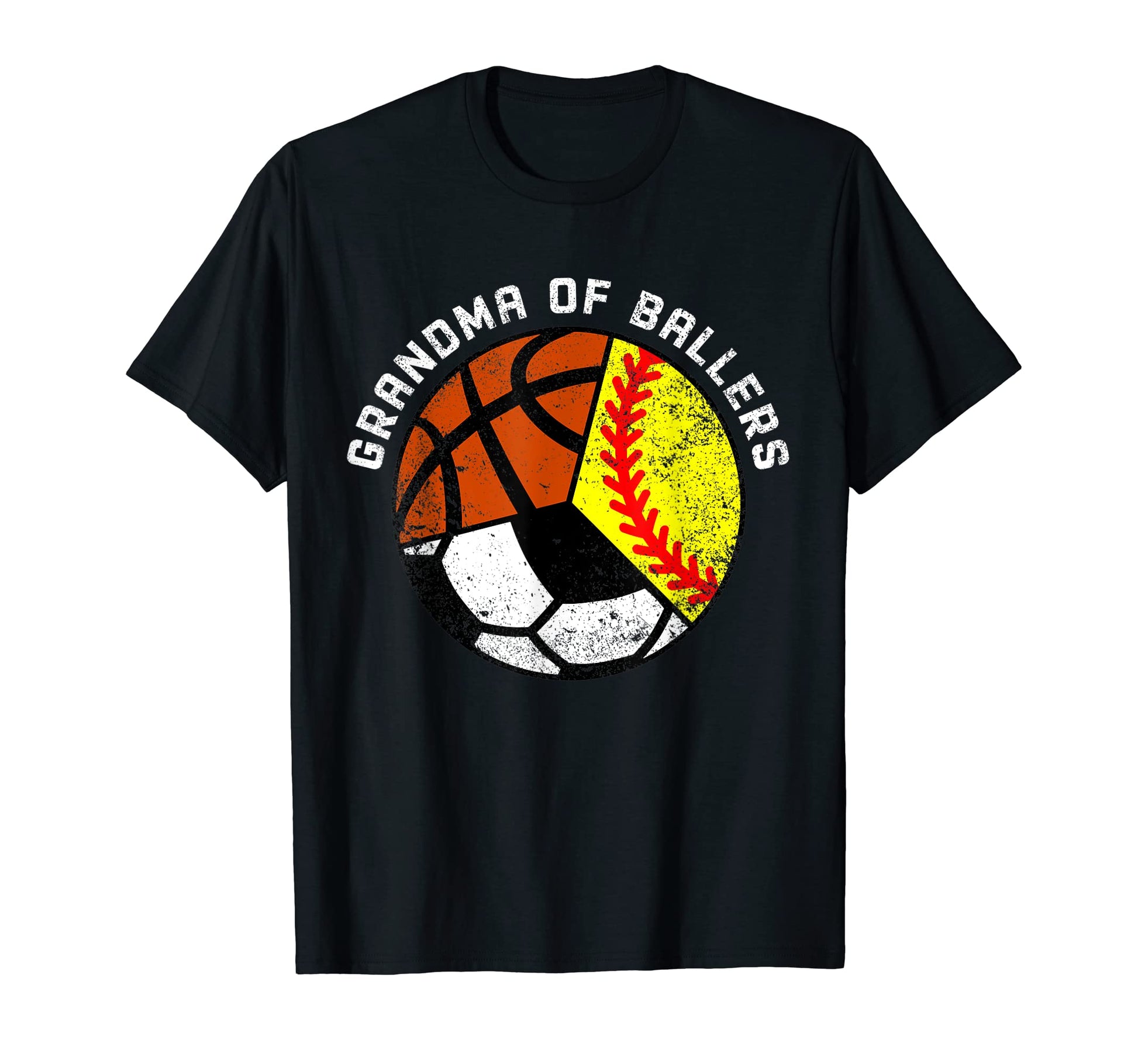 Grandma Ballers Funny Softball T-Shirt - Aesthetic Graphic for Adults - T-Shirt, Sweatshirt, Hoodie