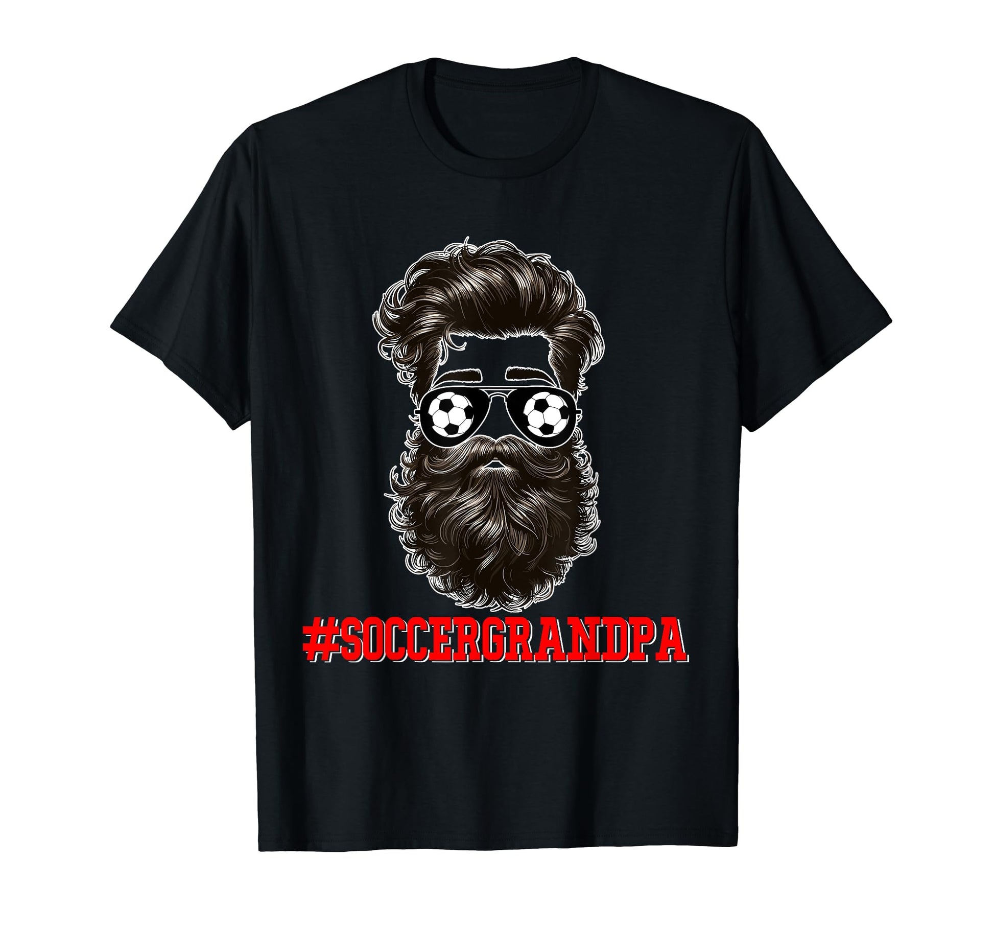 Soccer Grandpa Costume Sunglasses Player T-Shirt - Custom Art Print Unisex - T-Shirt, Sweatshirt, Hoodie