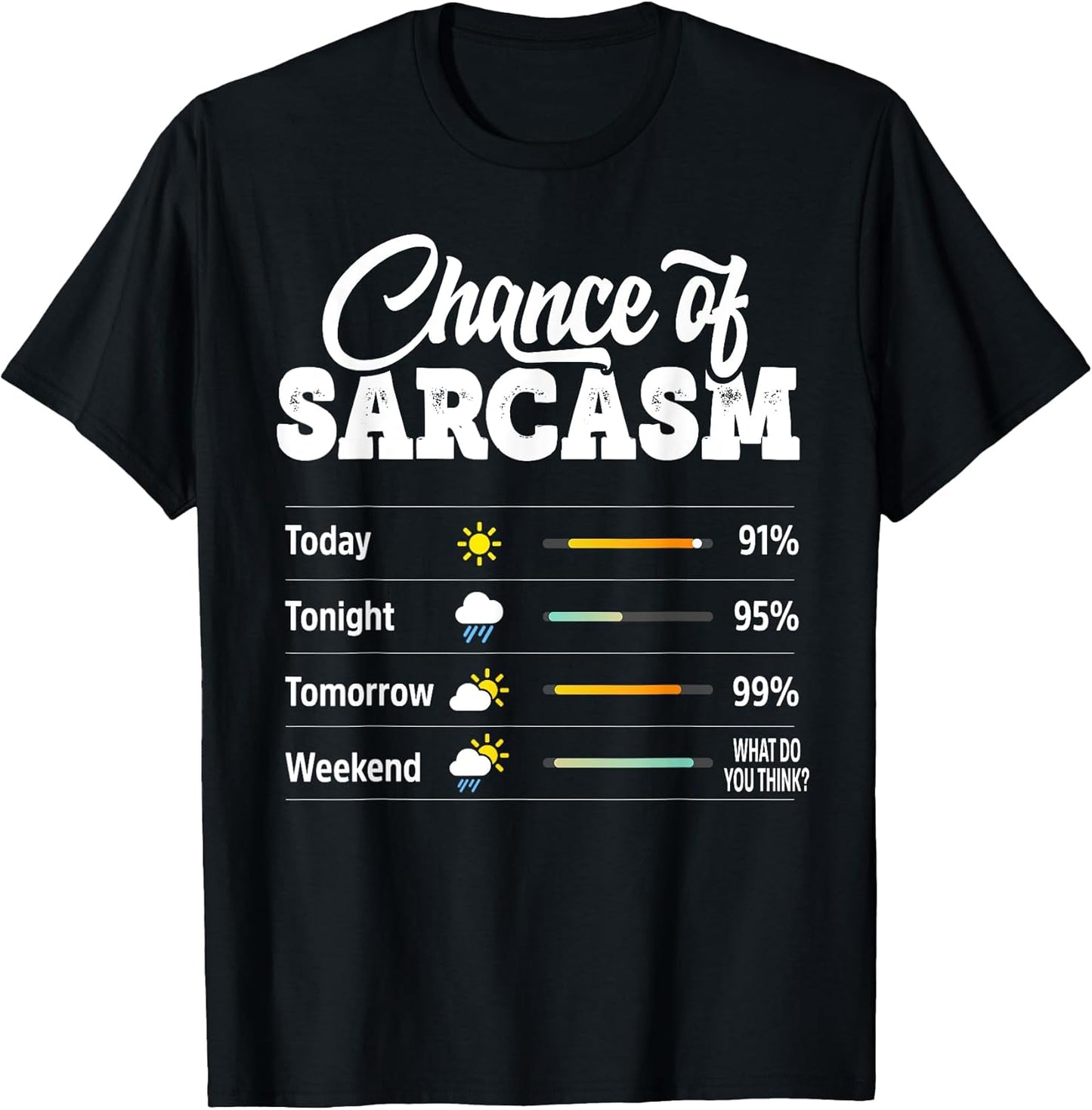 Funny Chance of Sarcasm Shirts For Men Women Teens Unisex T-shirt, Sweatshirt, Hoodie, Long Sleeve Tee - T-Shirt, Sweatshirt, Hoodie