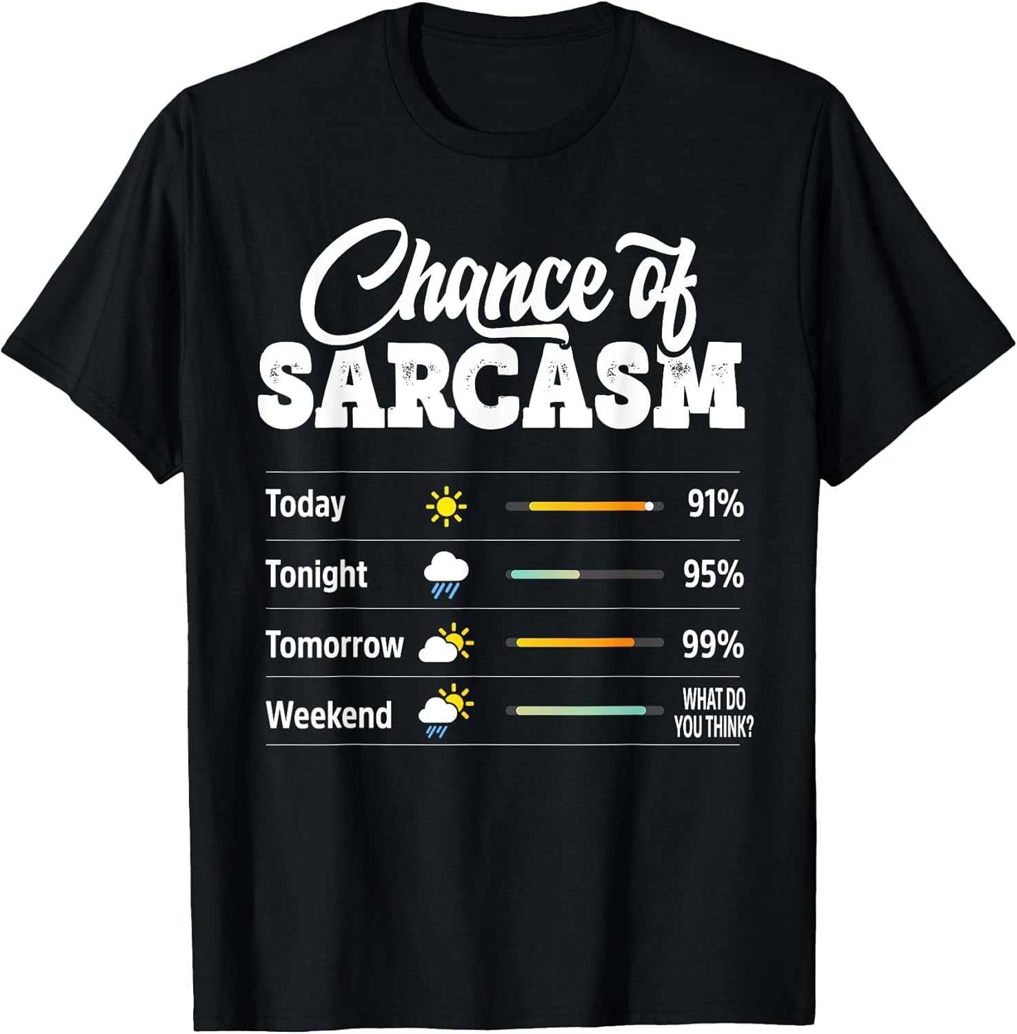 Funny Chance of Sarcasm Shirts For Men Women Teens Unisex T-shirt, Sweatshirt, Hoodie, Long Sleeve Tee - T-Shirt, Sweatshirt, Hoodie