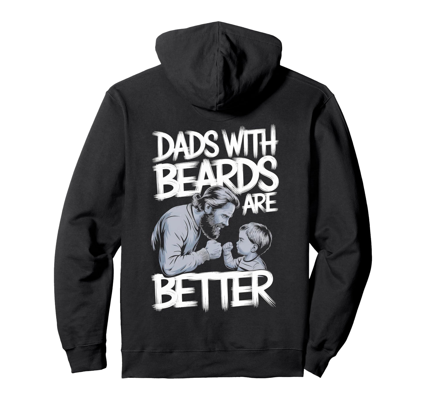 Dads Beards Are Better Bond Hoodie - Aesthetic Graphic Unisex - T-Shirt, Sweatshirt, Hoodie