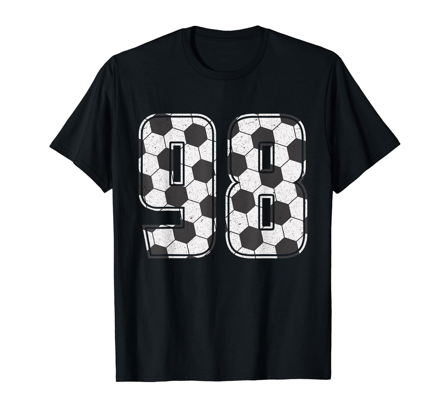 Soccer Player Number 98 Ninety T-Shirt - Aesthetic Graphic for Adults - T-Shirt, Sweatshirt, Hoodie