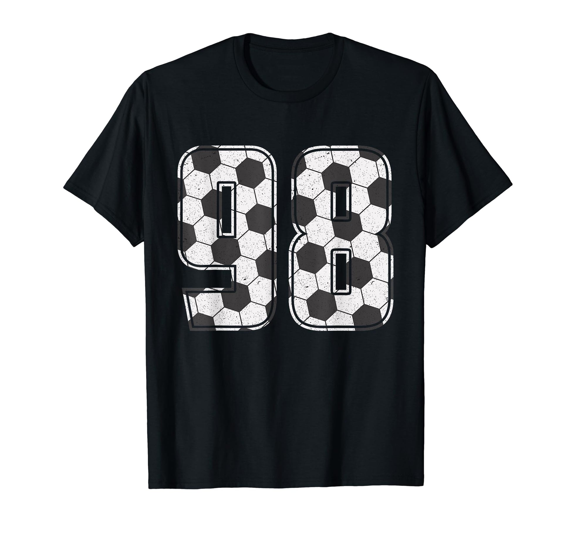 Soccer Player Number 98 Ninety T-Shirt - Aesthetic Graphic for Adults - T-Shirt, Sweatshirt, Hoodie