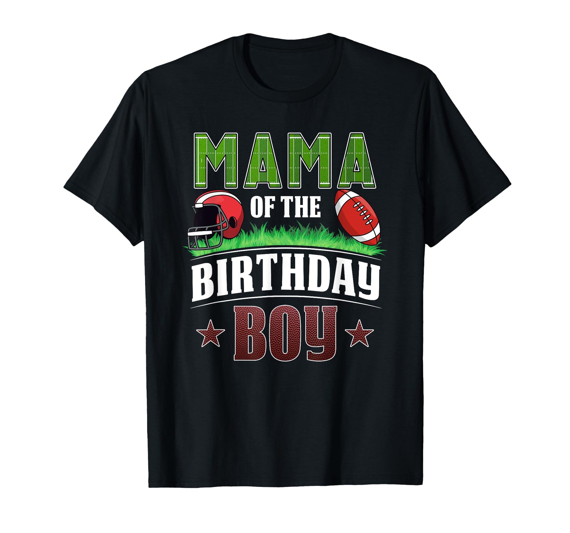 Mama Birthday Football Party Family T-Shirt - Unique Graphic for Adults - T-Shirt, Sweatshirt, Hoodie