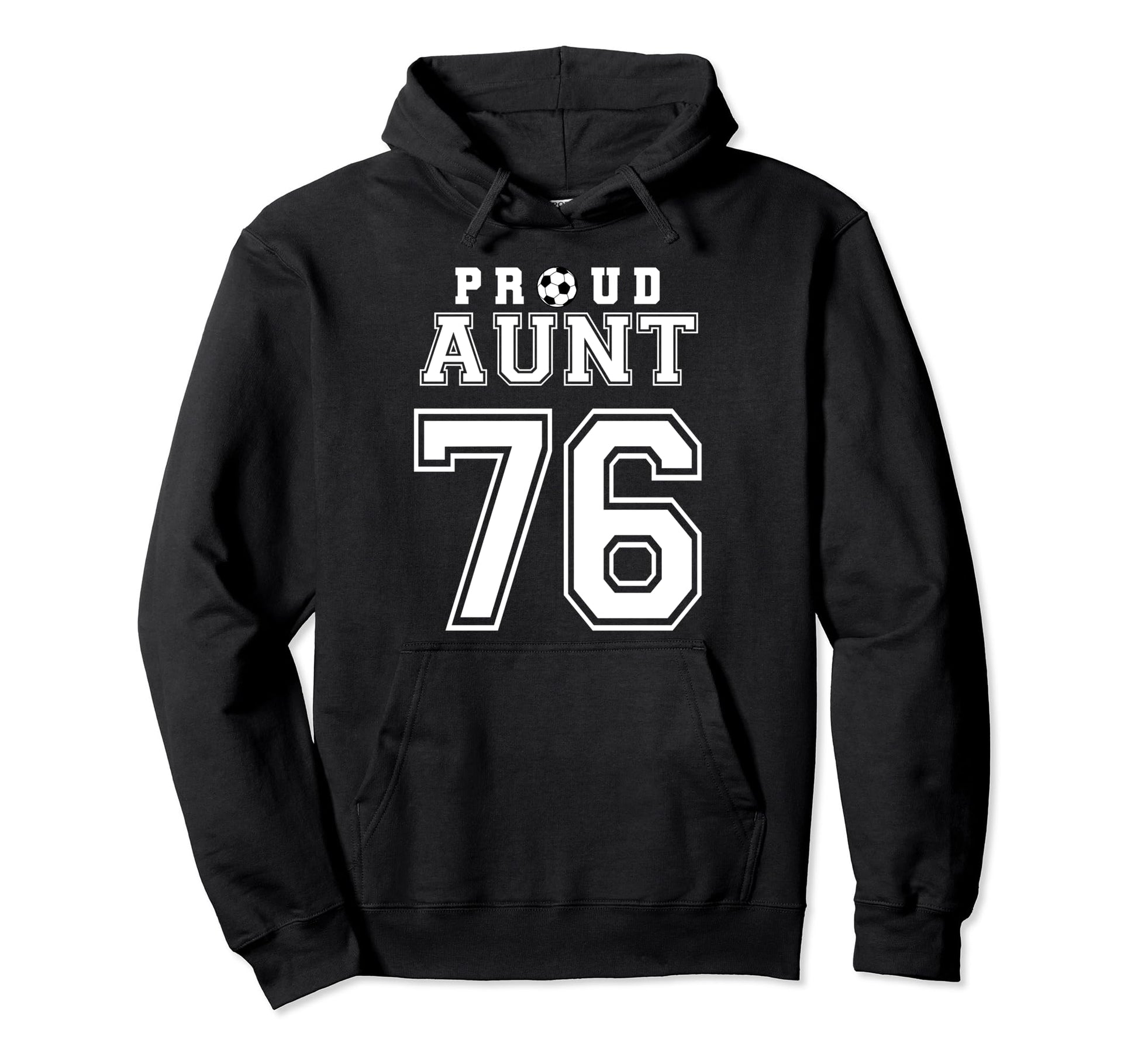 Number 76 Custom Proud Soccer Futbol Hoodie - Streetwear Style for Adults - T-Shirt, Sweatshirt, Hoodie