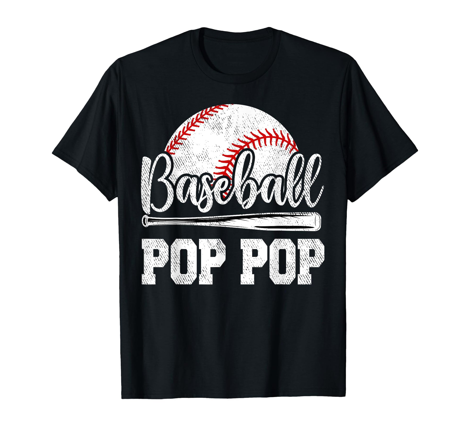 Baseball Pop Pop Baseball Player Game T-Shirt - Unique Graphic Men Women - T-Shirt, Sweatshirt, Hoodie
