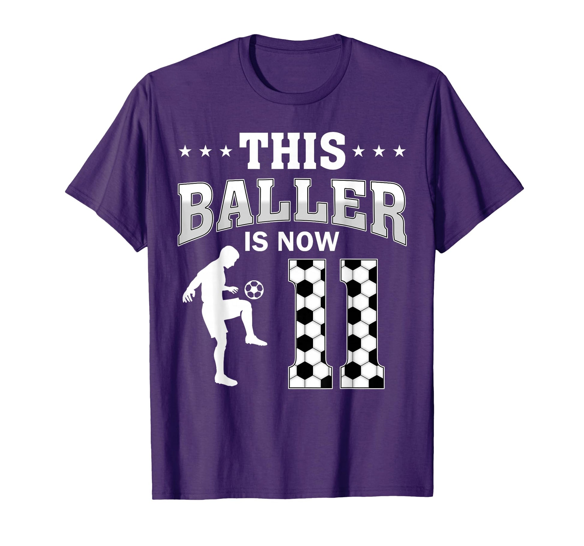 This Baller Is Now 11 Soccer 11Th T-Shirt - Casual Everyday Wear Men Women - T-Shirt, Sweatshirt, Hoodie