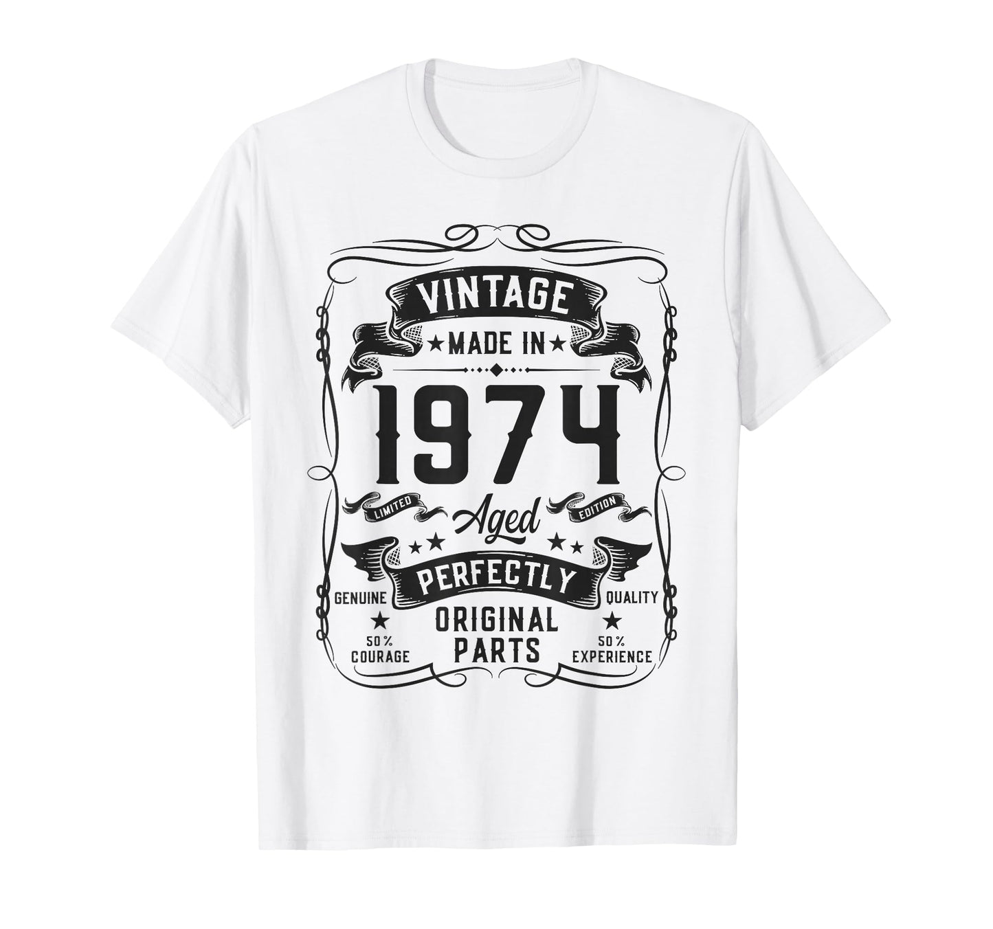 1974 52Yr 52Nd Birthday Gifts 52 T-Shirt - Custom Art Print for Adults - T-Shirt, Sweatshirt, Hoodie