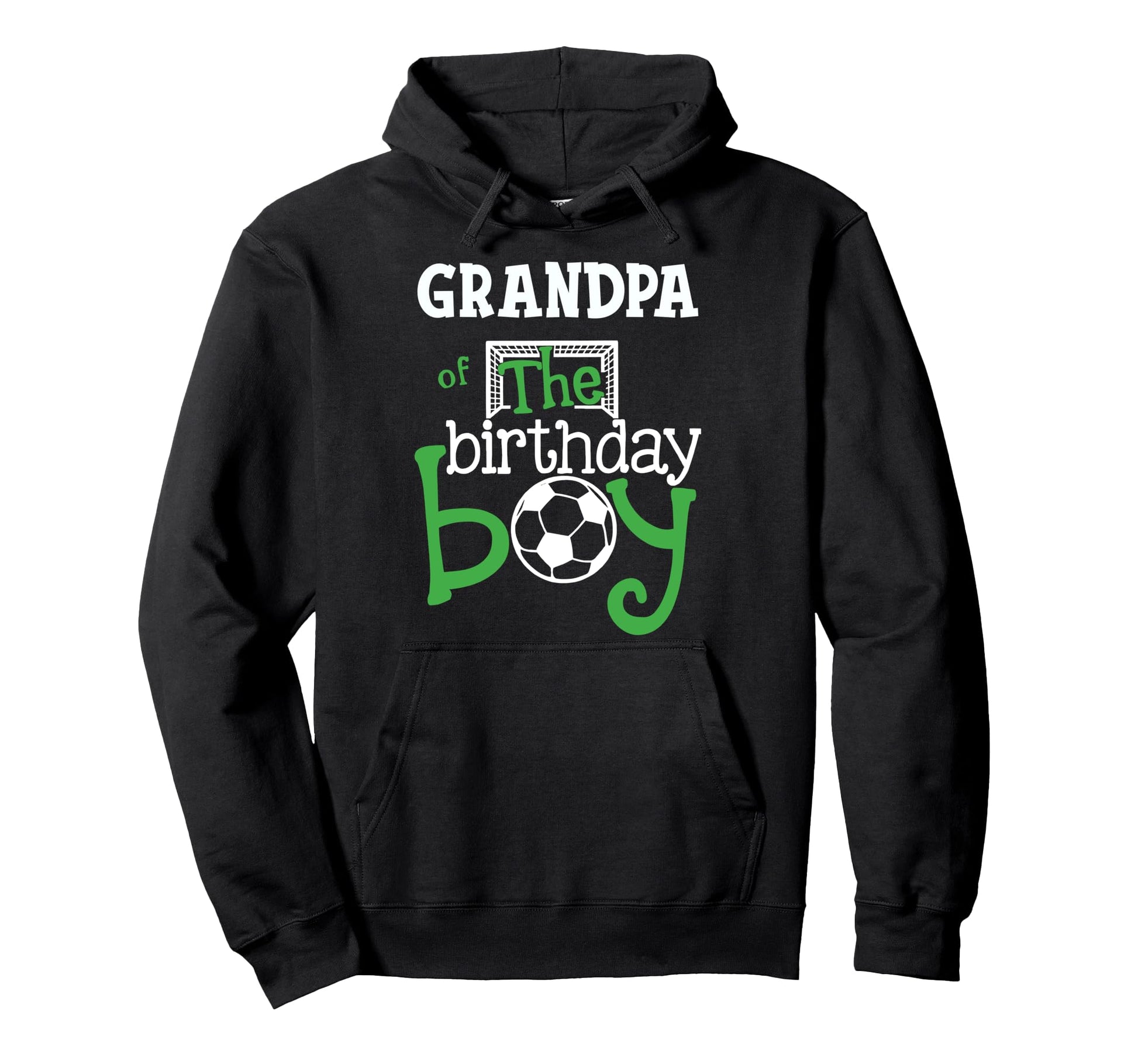 Grandpa Birthday Soccer Player Matching Hoodie - Graphic Print Unisex - T-Shirt, Sweatshirt, Hoodie