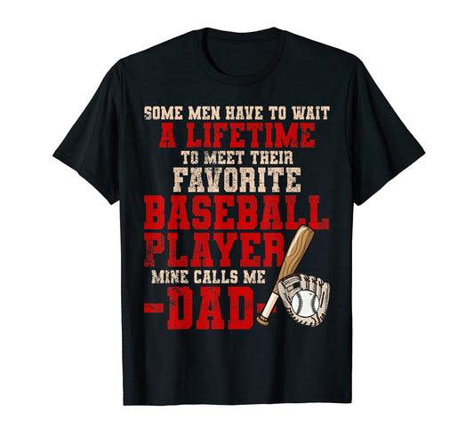 Baseball Dad Fathers Day T-Shirt - Graphic Print Men Women - T-Shirt, Sweatshirt, Hoodie