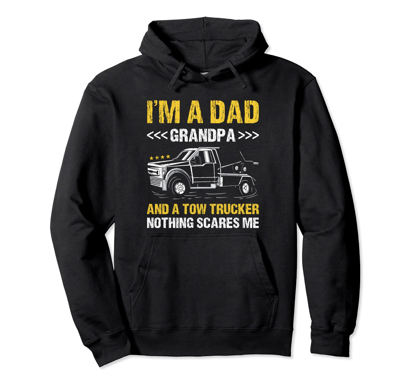 Im Dad Grandpa And Tow Trucker Hoodie - Aesthetic Graphic Men Women - T-Shirt, Sweatshirt, Hoodie
