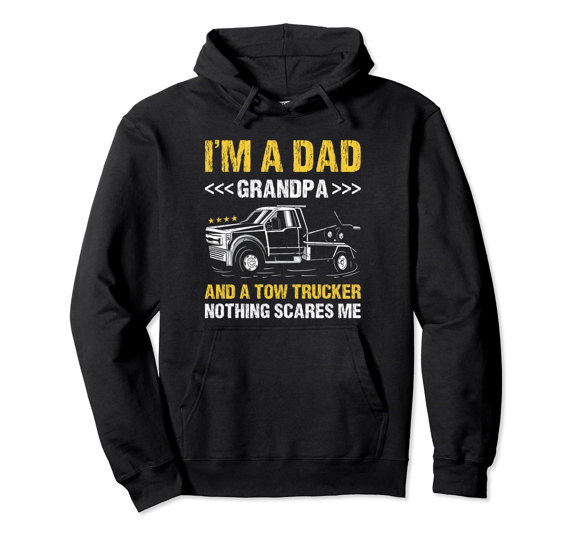 Im Dad Grandpa And Tow Trucker Hoodie - Aesthetic Graphic Men Women - T-Shirt, Sweatshirt, Hoodie