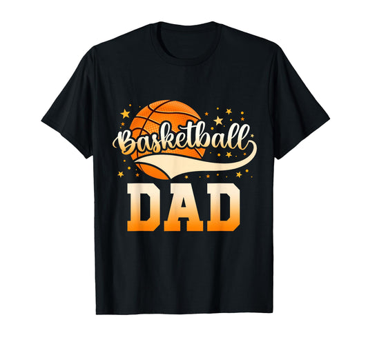 Basketball Dad Fathers Day T-Shirt - Trendy Graphic Unisex - T-Shirt, Sweatshirt, Hoodie
