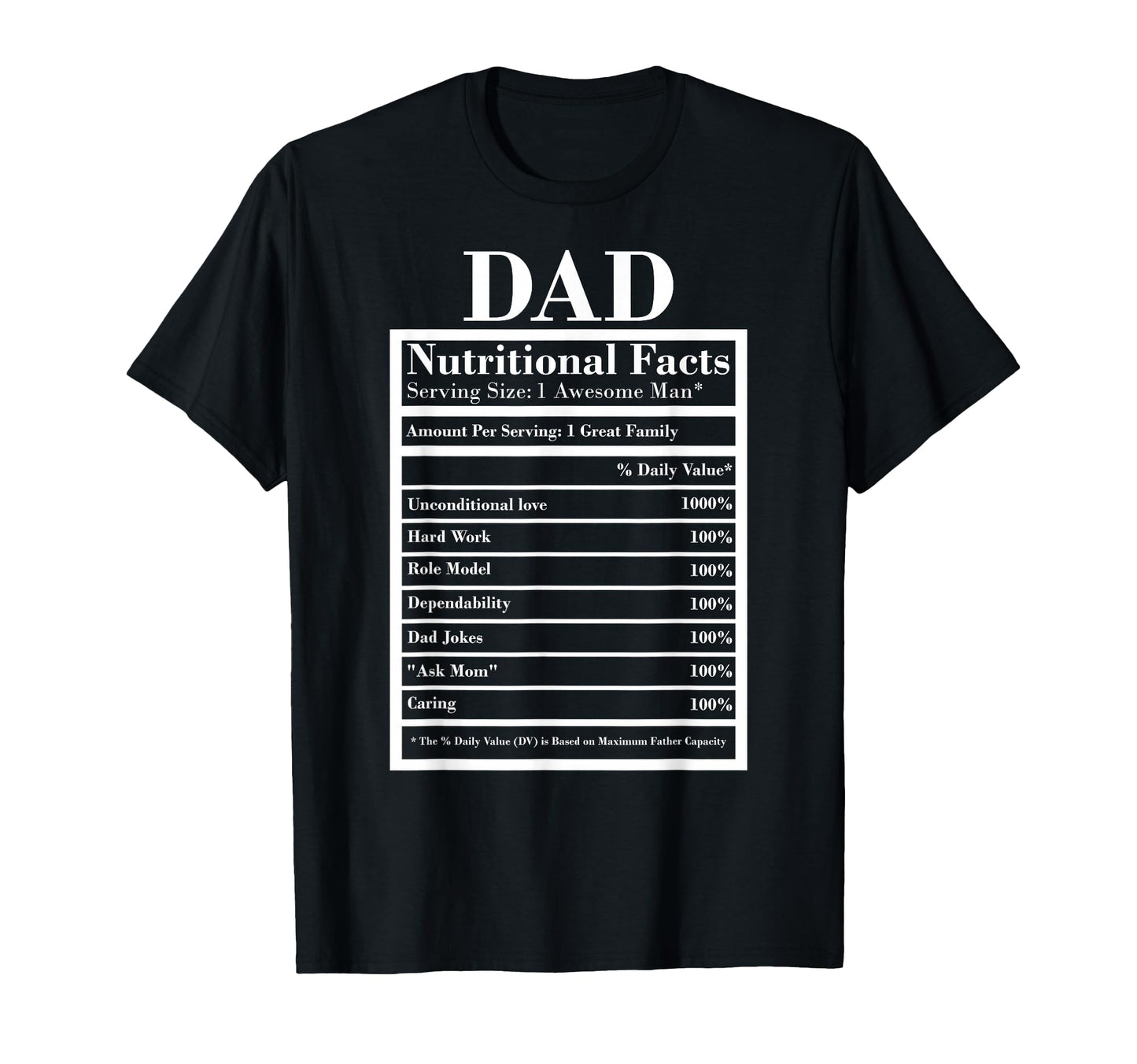 Funny Nutrition Facts Professions Hoodie - Custom Art Print Men Women - T-Shirt, Sweatshirt, Hoodie