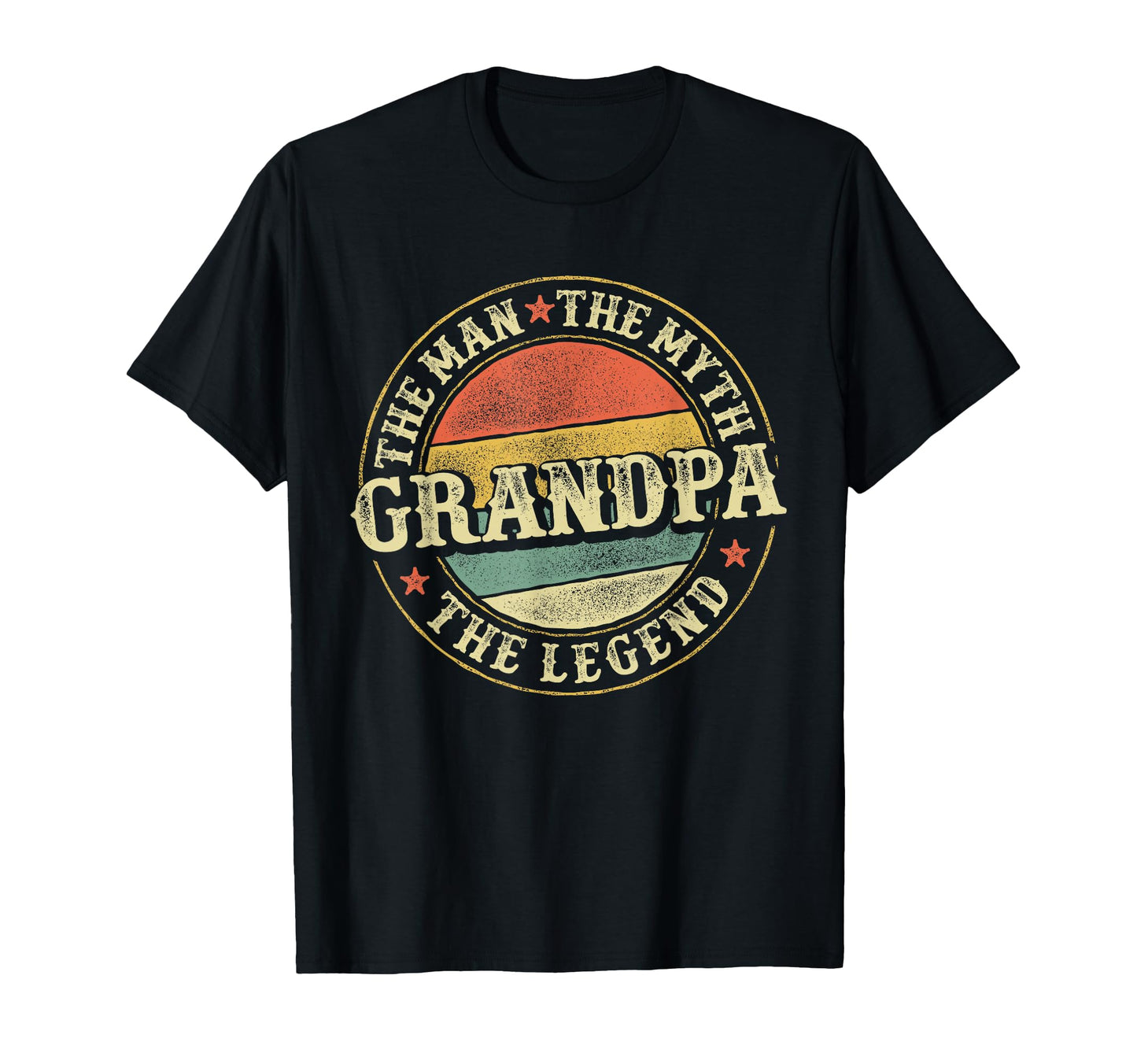 Grandpa Myth Legend Fathers Day T-Shirt - Fun Novelty Design Men Women - T-Shirt, Sweatshirt, Hoodie