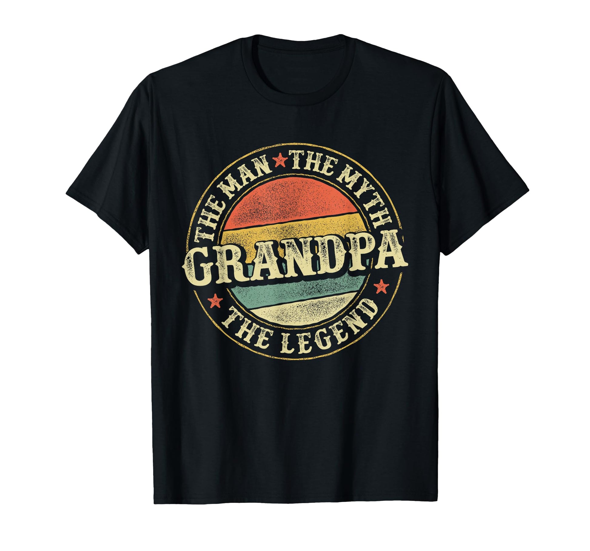 Grandpa Myth Legend Fathers Day T-Shirt - Fun Novelty Design Men Women - T-Shirt, Sweatshirt, Hoodie