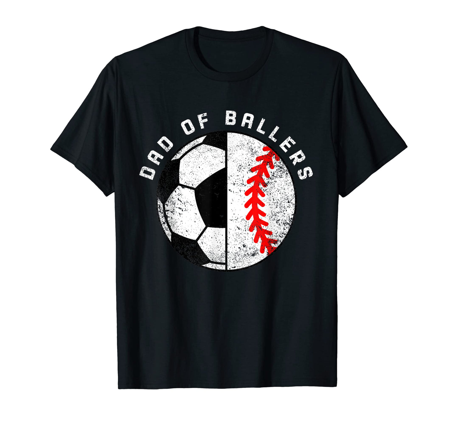 Mens Dad Ballers Funny Soccer T-Shirt - Streetwear Style for Adults - T-Shirt, Sweatshirt, Hoodie