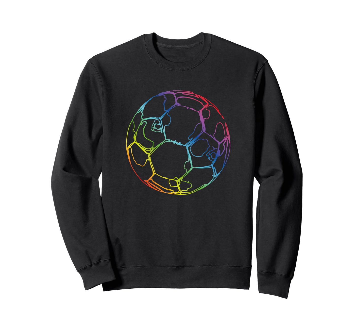 Soccer Ball Drawing Soccer Fans Sweatshirt - Novelty Apparel Men Women - T-Shirt, Sweatshirt, Hoodie