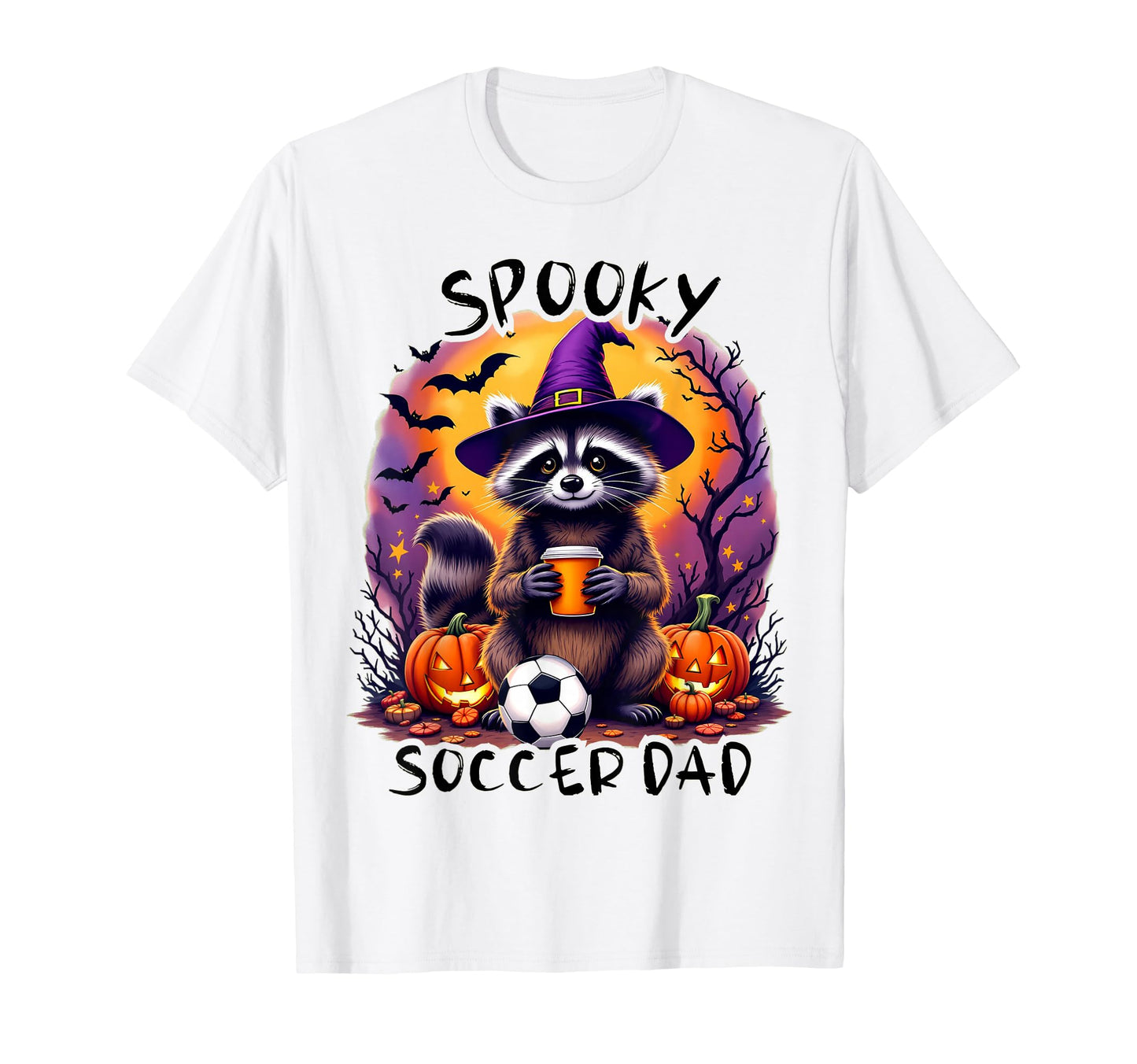 Halloween Soccer Dad Feral Soccer Dad T-Shirt - Aesthetic Graphic Unisex - T-Shirt, Sweatshirt, Hoodie
