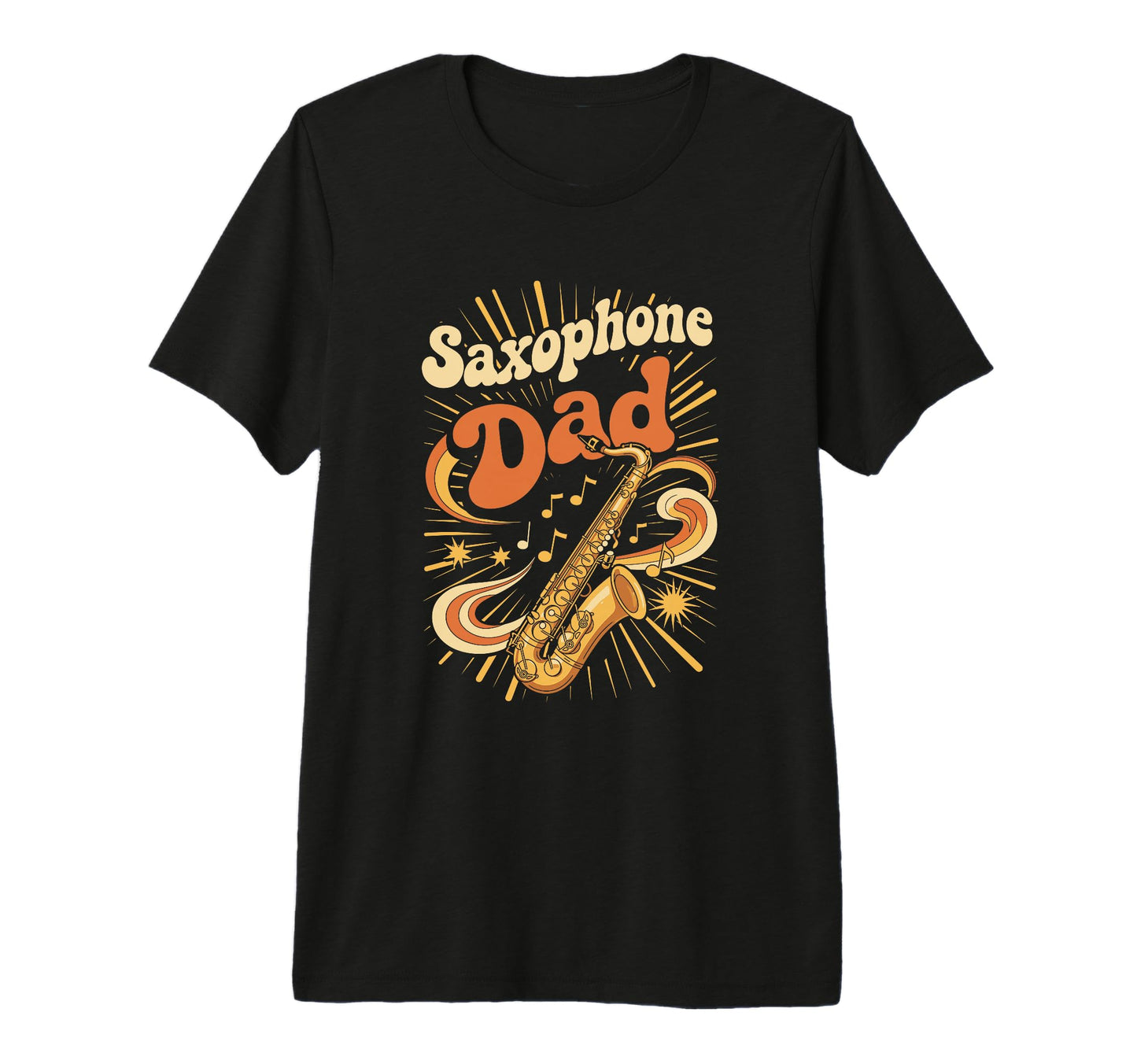 Mens Saxophone Dad Jazz Musician Father T-Shirt - Streetwear Style Unisex - T-Shirt, Sweatshirt, Hoodie