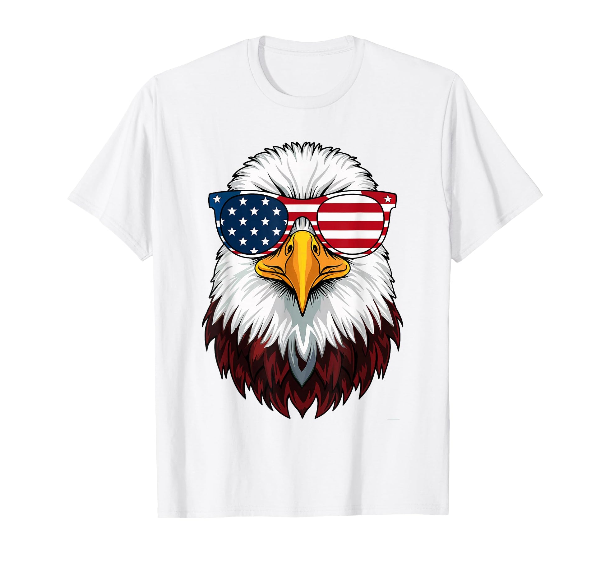 American Flag Patriotic Eagle 4Th T-Shirt - Minimalist Print for Adults - T-Shirt, Sweatshirt, Hoodie