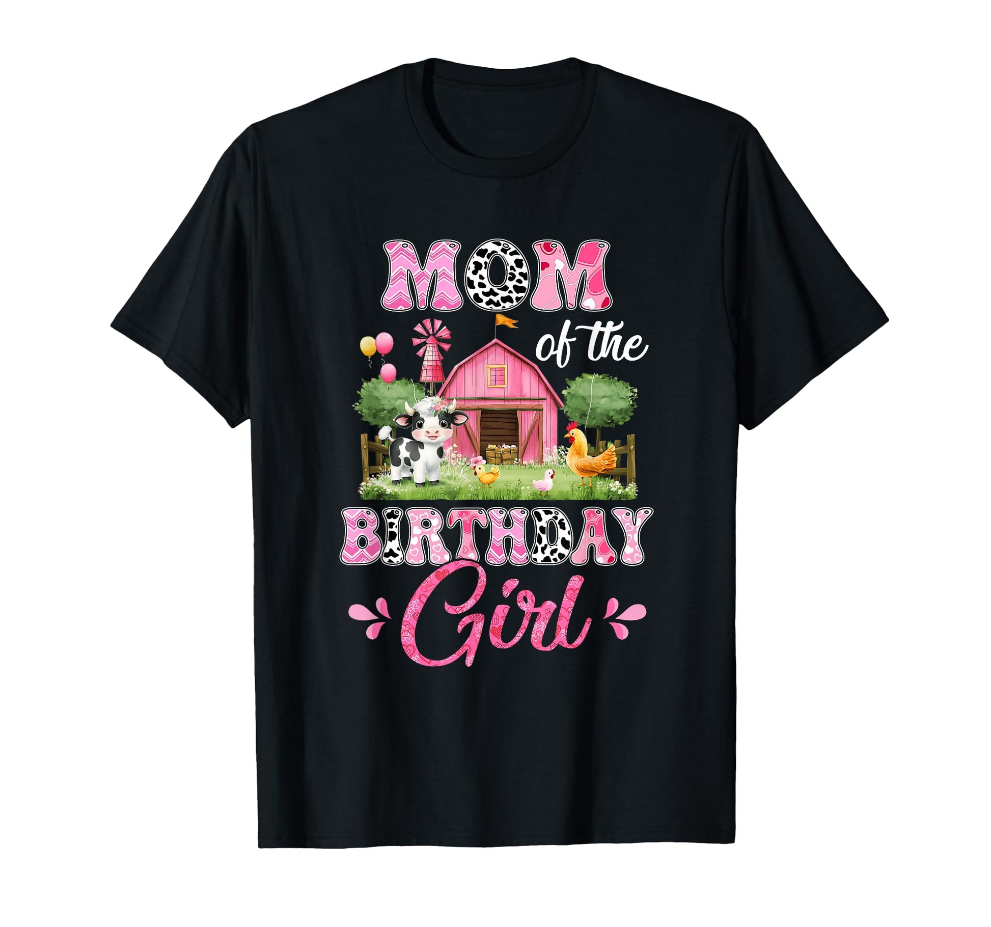 Mom Birthday 1St Birthday Cow Farm T-Shirt - Novelty Apparel Men Women - T-Shirt, Sweatshirt, Hoodie