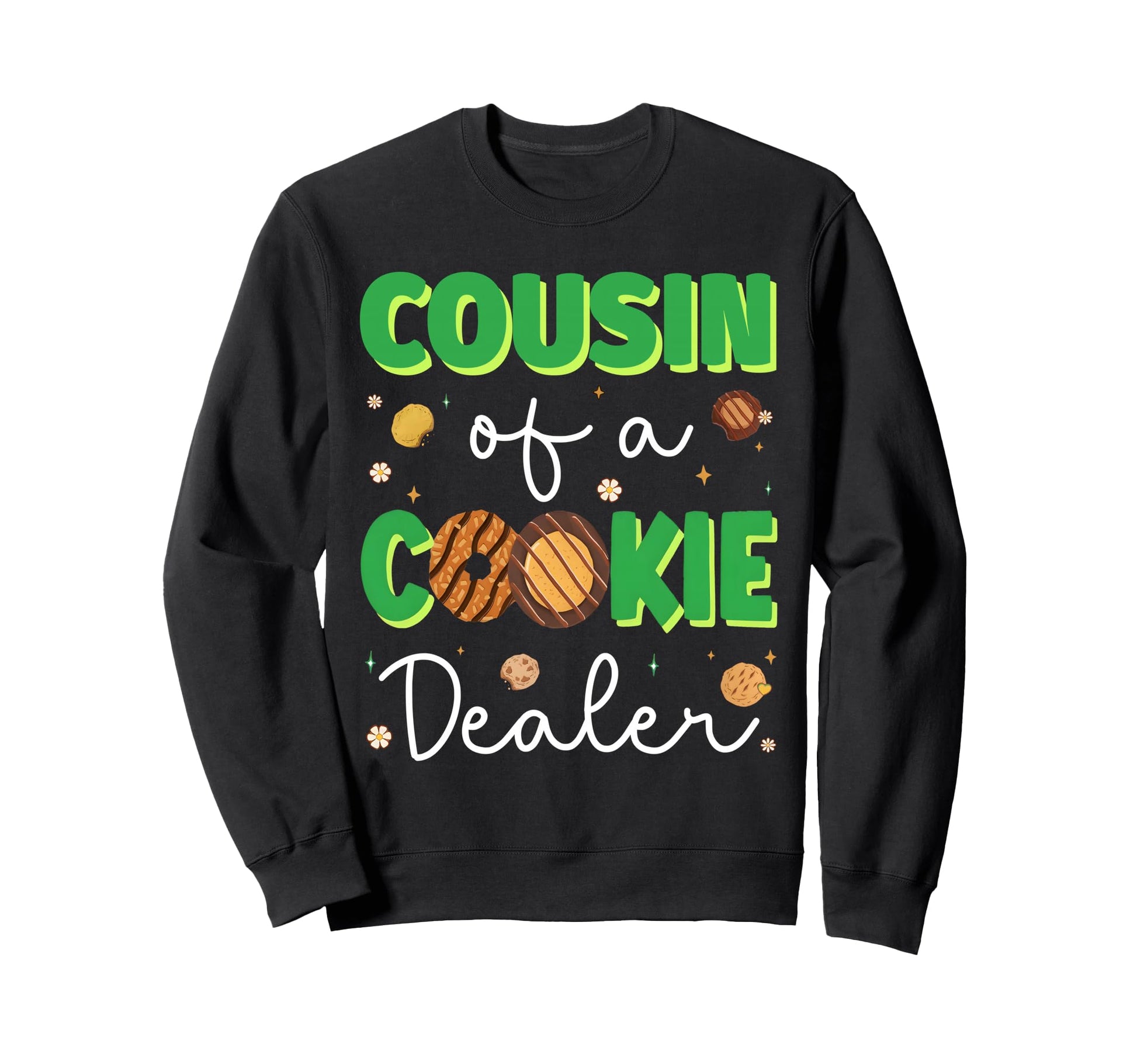 Cookie Cousin Cookie Dealer Troop Sweatshirt - Minimalist Print Unisex - T-Shirt, Sweatshirt, Hoodie