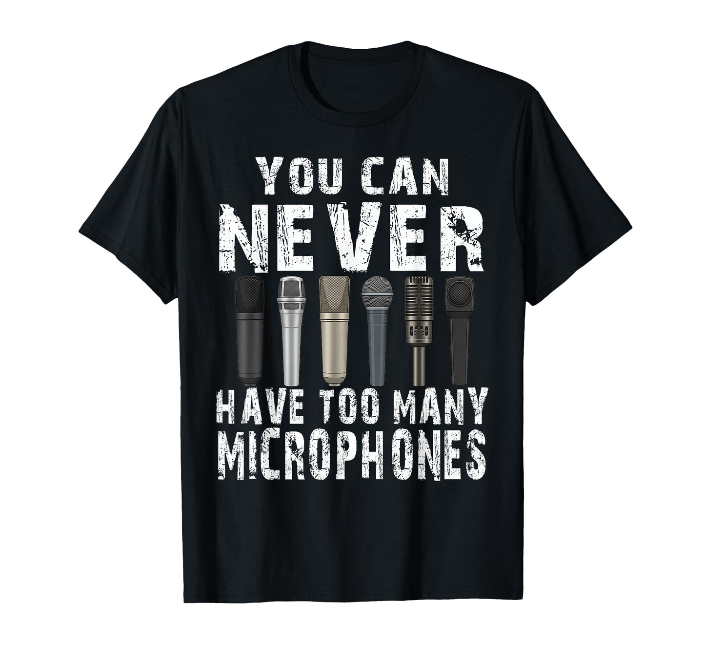 Funny Microphone Dad Singer Podcaster T-Shirt - Graphic Print Men Women - T-Shirt, Sweatshirt, Hoodie