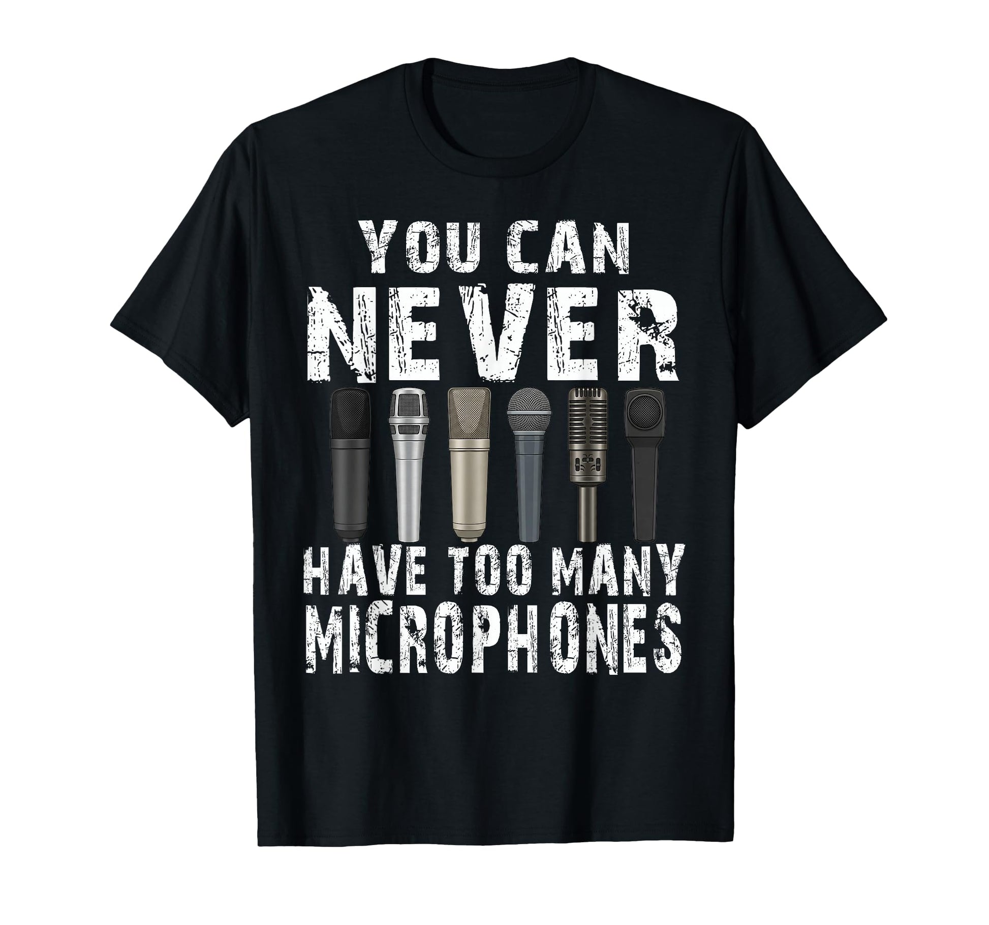 Funny Microphone Dad Singer Podcaster T-Shirt - Graphic Print Men Women - T-Shirt, Sweatshirt, Hoodie
