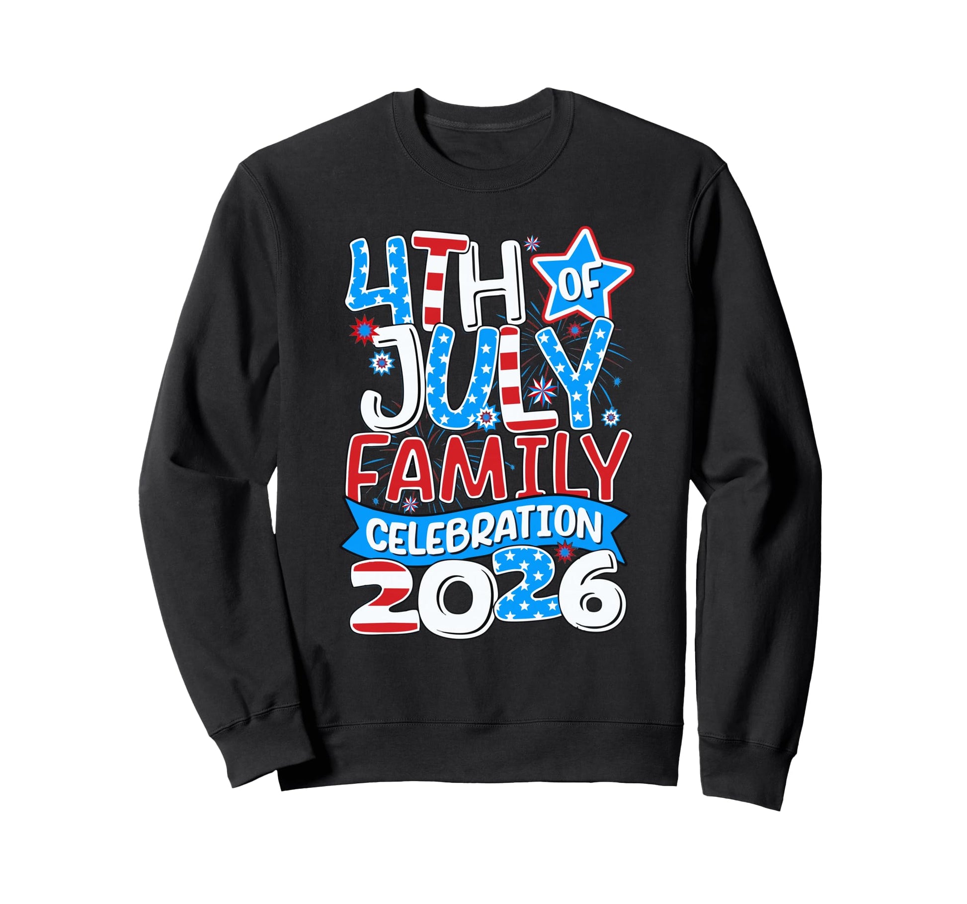4Th July Crew Family Celebration 2025 Sweatshirt - Streetwear Style Unisex - T-Shirt, Sweatshirt, Hoodie