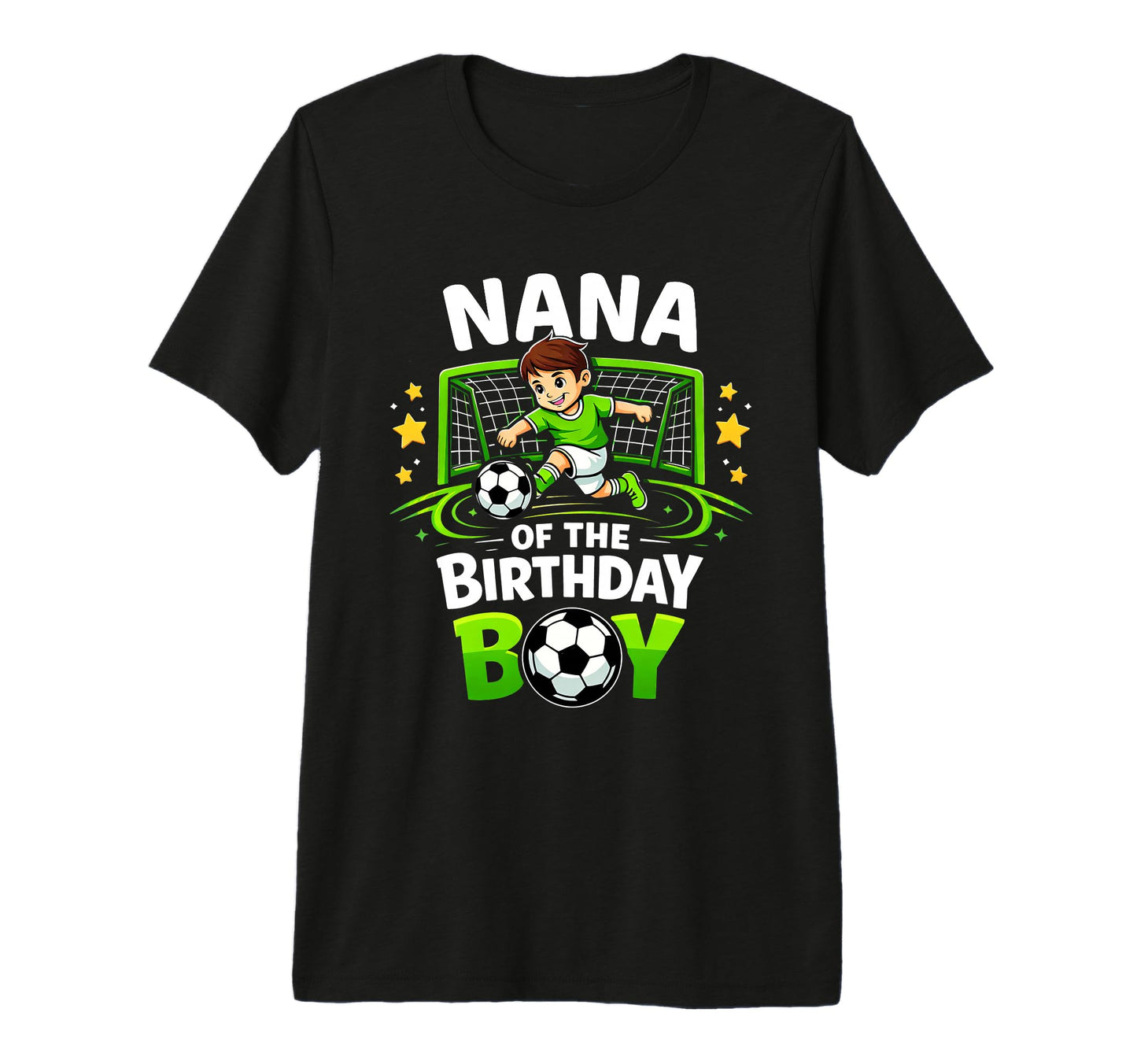 Nana Birthday Soccer Ball Funny Soccer T-Shirt - Aesthetic Graphic Unisex - T-Shirt, Sweatshirt, Hoodie