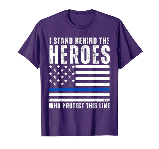 American Flag Police Officer T-Shirt - Casual Everyday Wear for Adults - T-Shirt, Sweatshirt, Hoodie